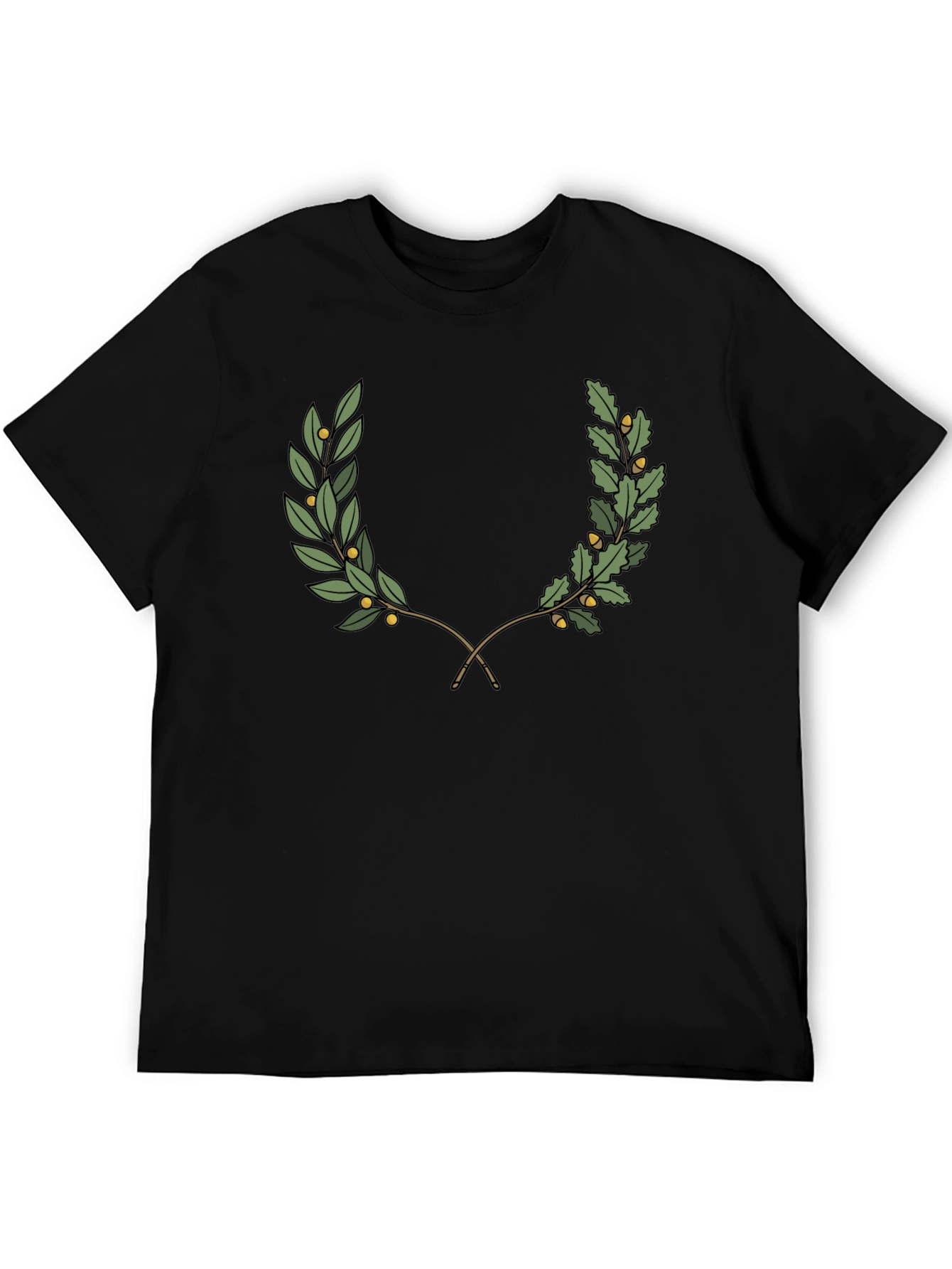 Botanical Wreath Graphic T-Shirt