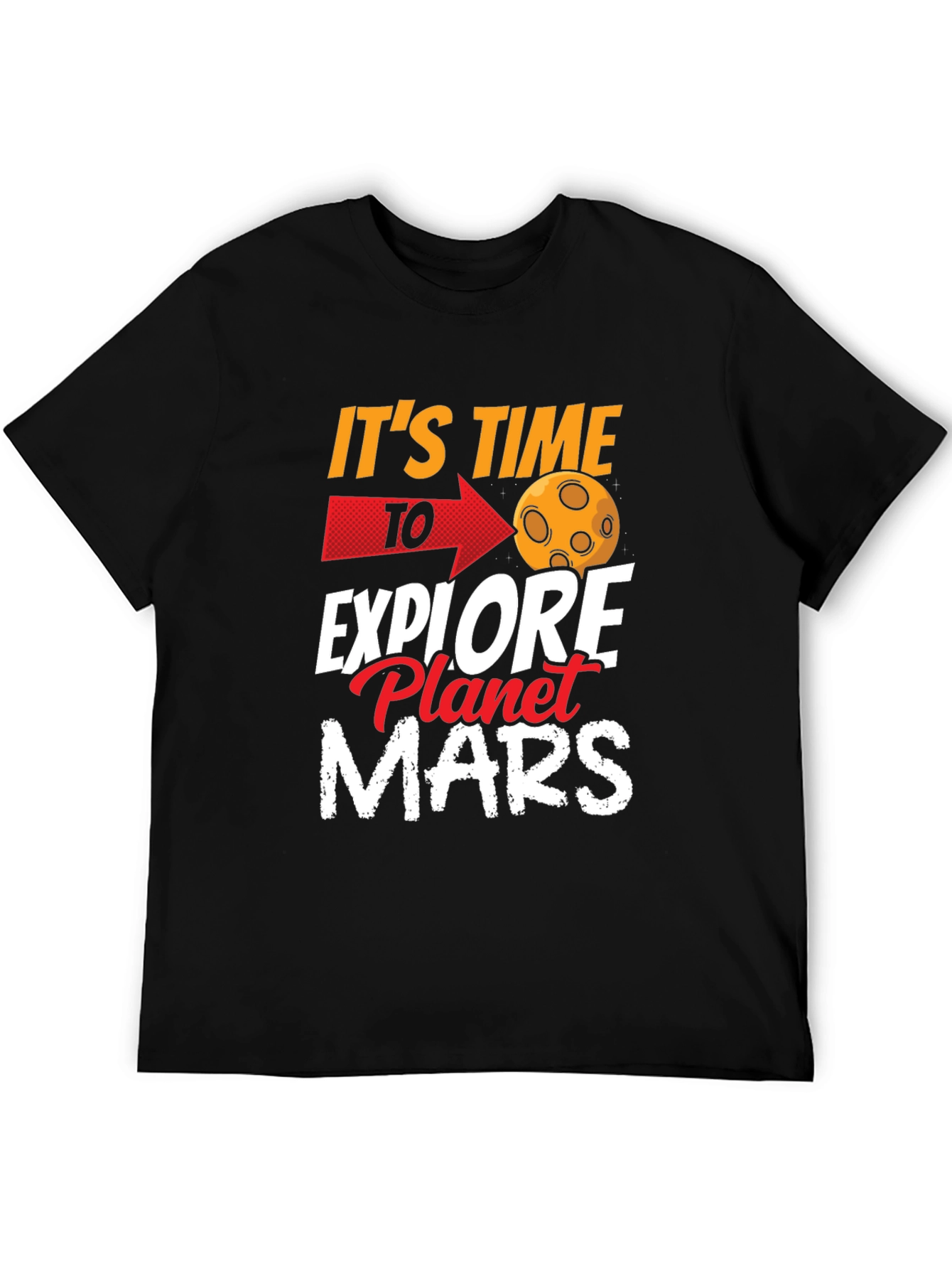 Explore Planet Mars Graphic T-Shirt