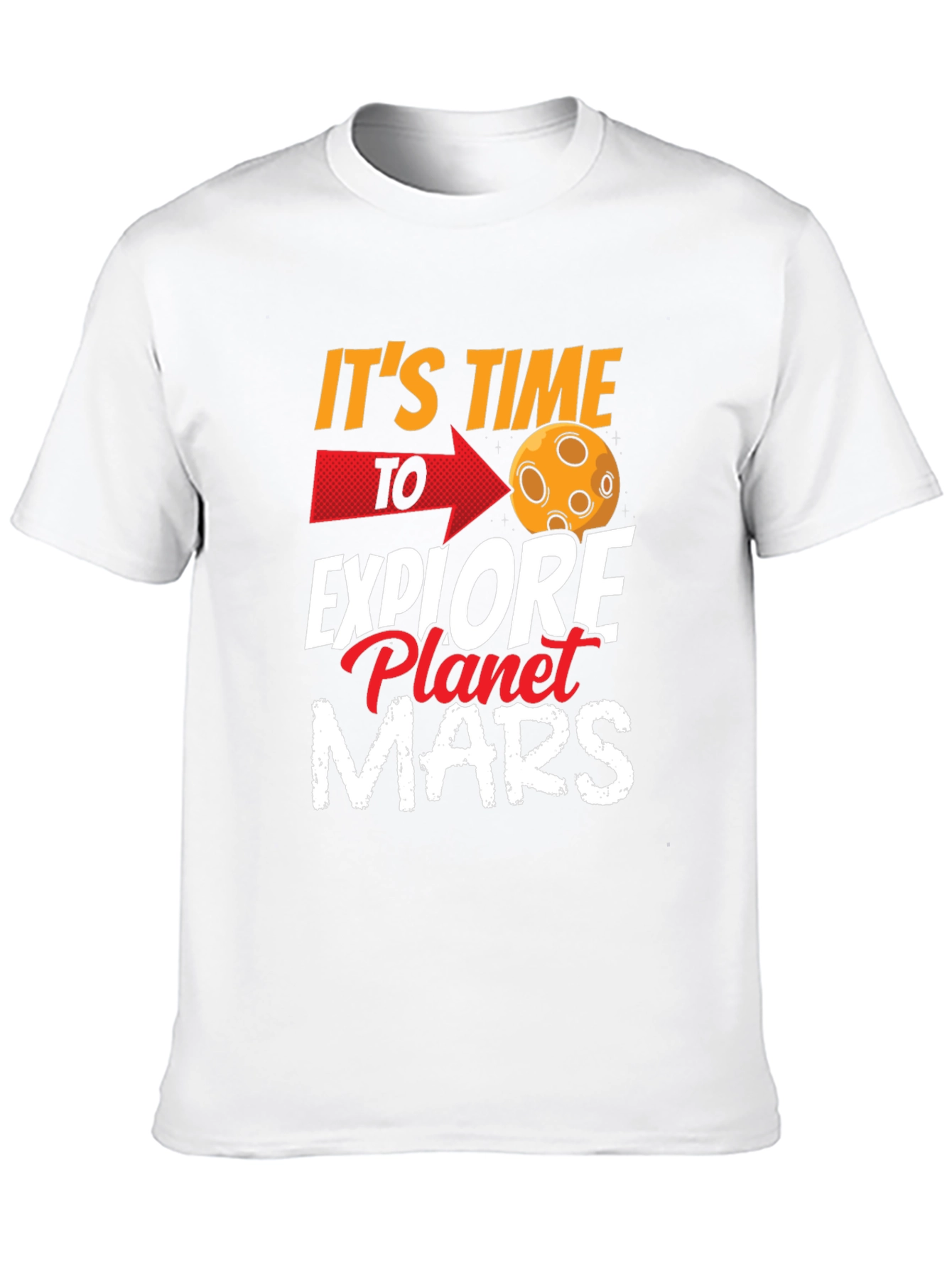 Explore Planet Mars Graphic T-Shirt