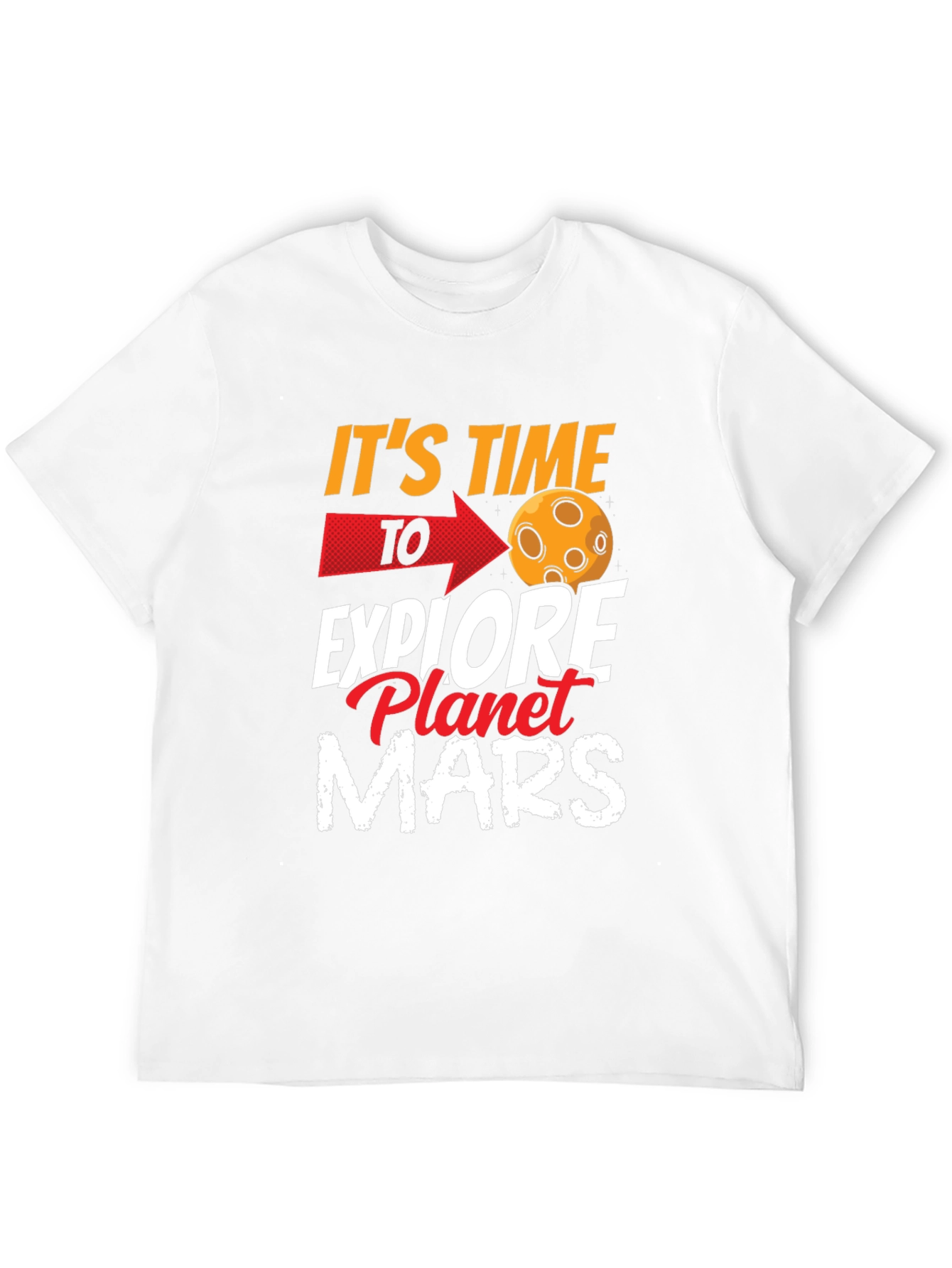 Explore Planet Mars Graphic T-Shirt