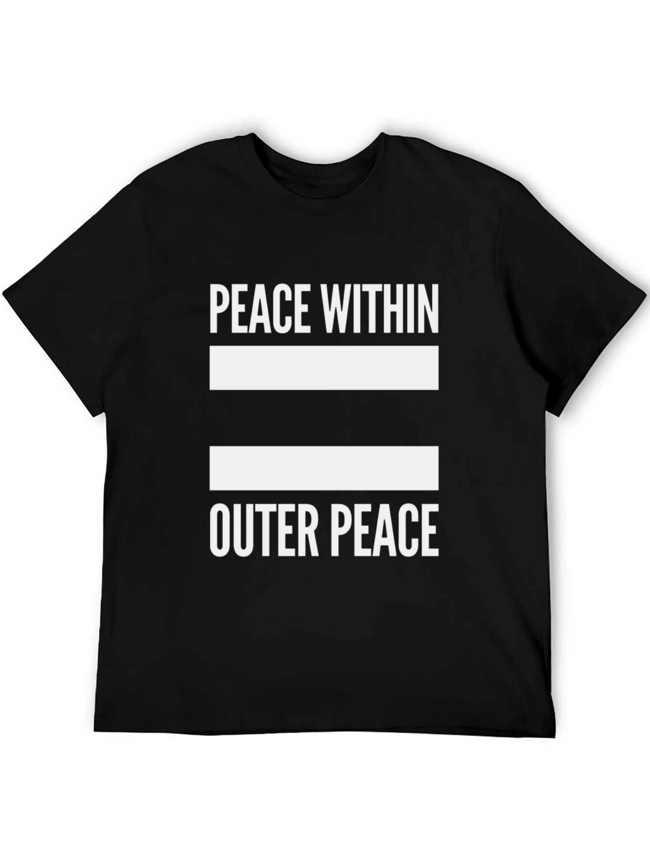 Peace Within Outer Peace Graphic T-Shirt