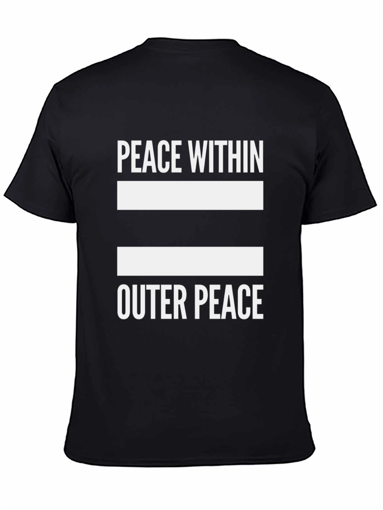 Peace Within Outer Peace Graphic T-Shirt