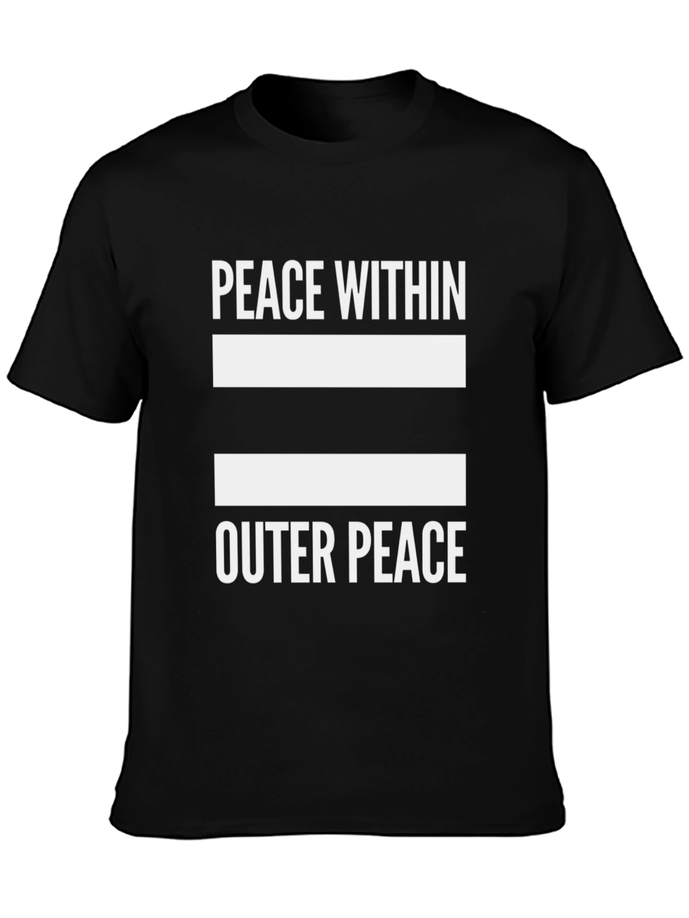 Peace Within Outer Peace Graphic T-Shirt