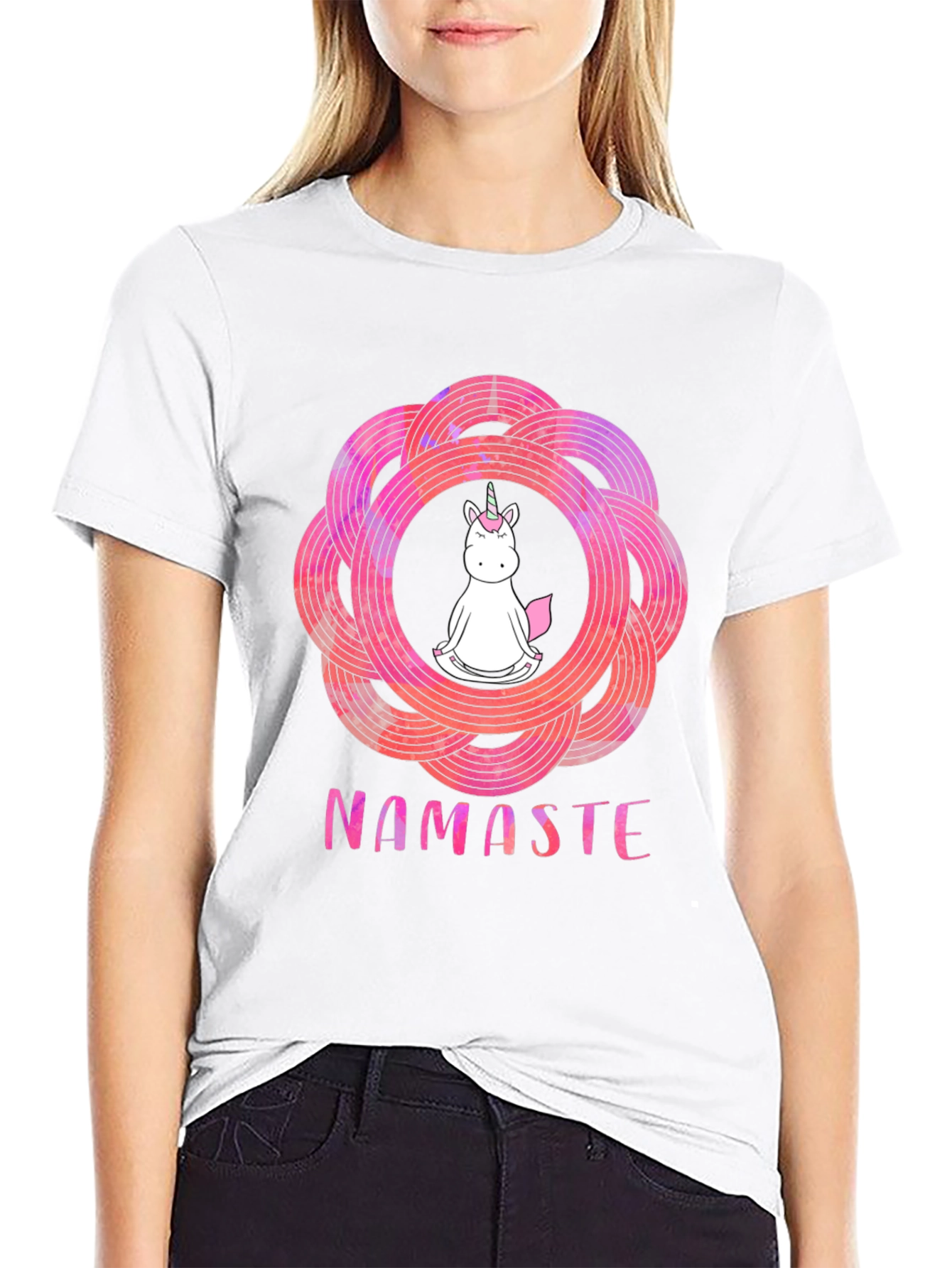 Unicorn Namaste Graphic Tee