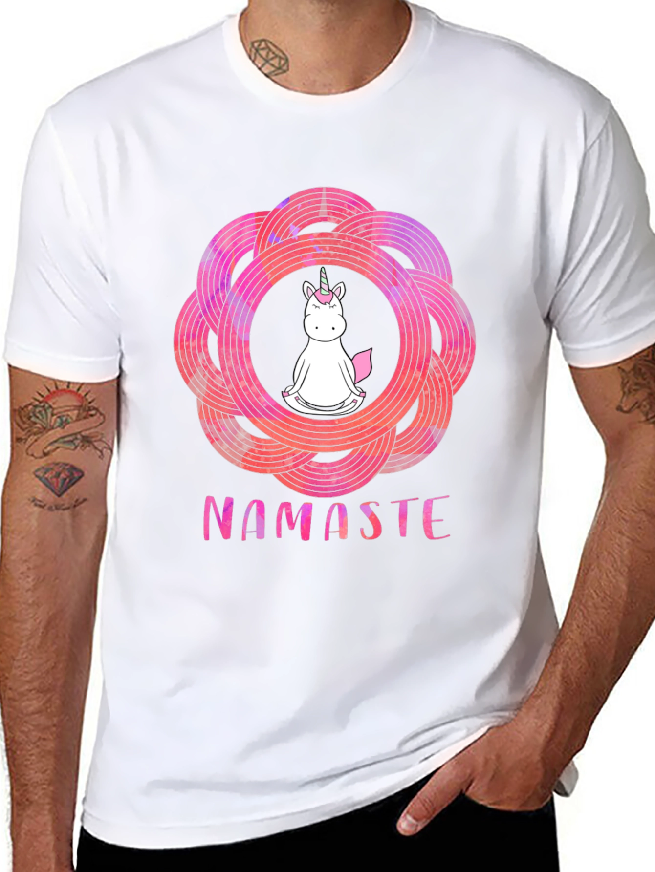 Unicorn Namaste Graphic Tee