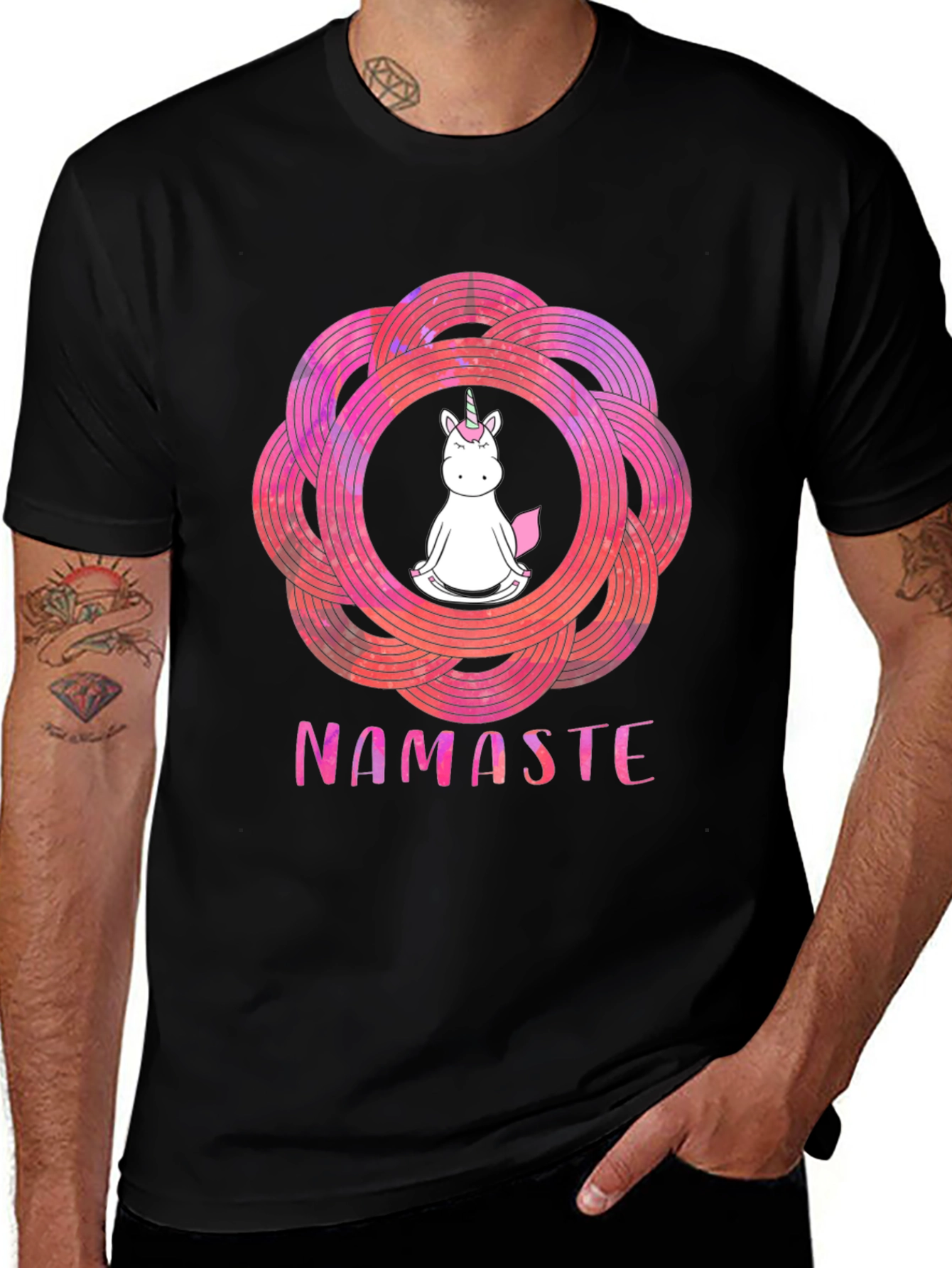 Unicorn Namaste Graphic Tee
