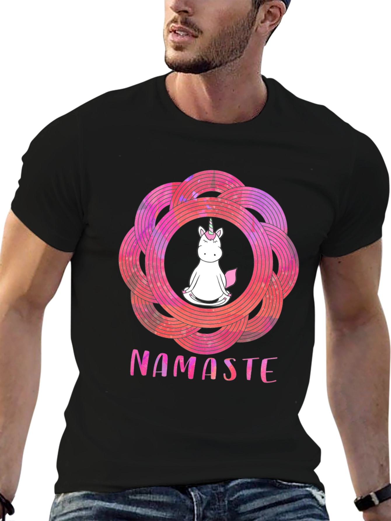 Unicorn Namaste Graphic Tee