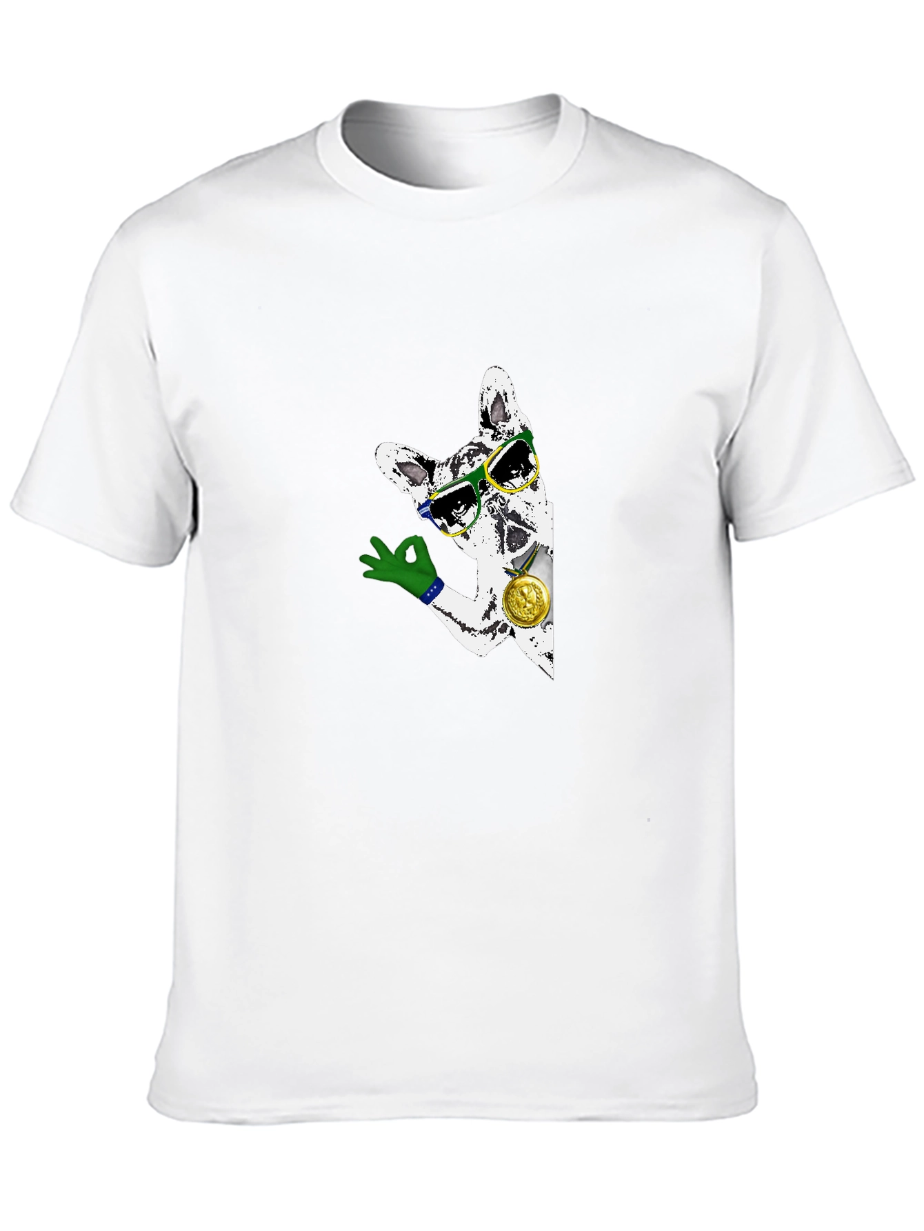 Cool Dog Graphic T-Shirt - Black
