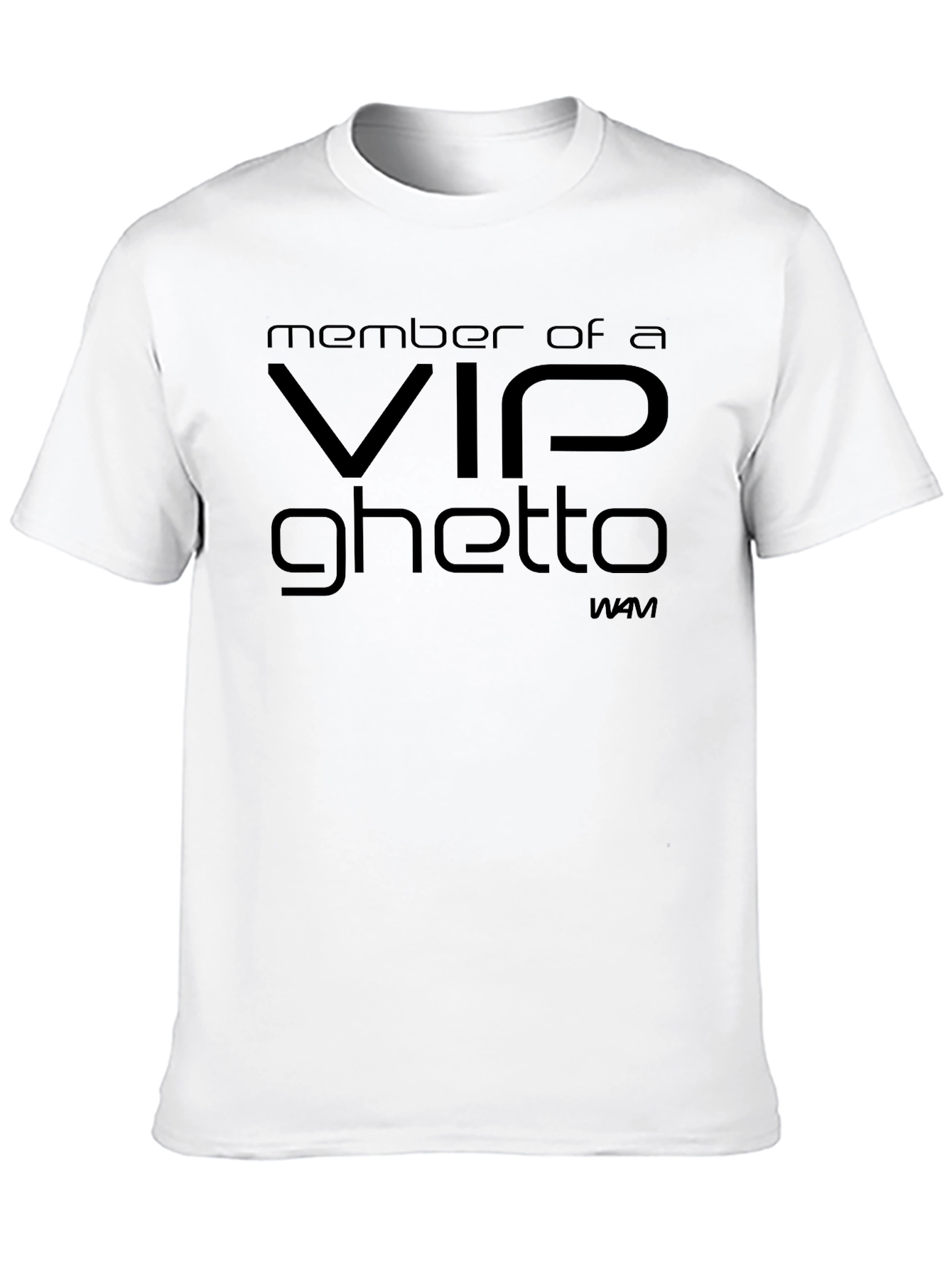 VIP Ghetto Black Graphic Tee Shirt