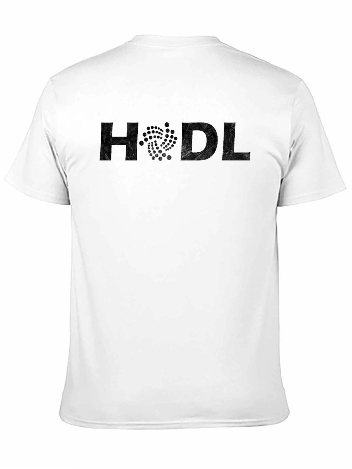 HODL Crypto Tee - Black Cotton Crew Neck