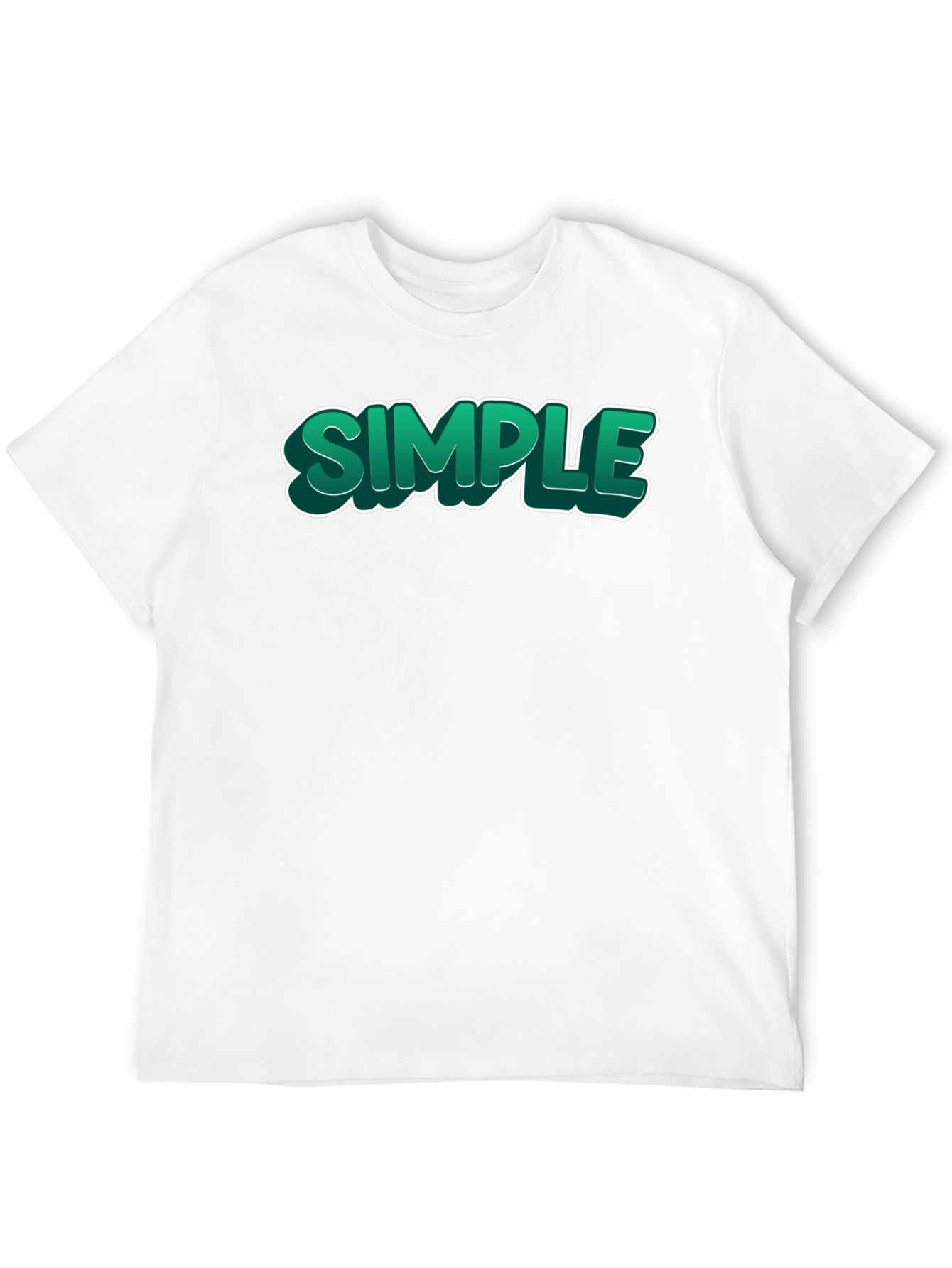 Simple Graphic Print T-Shirt