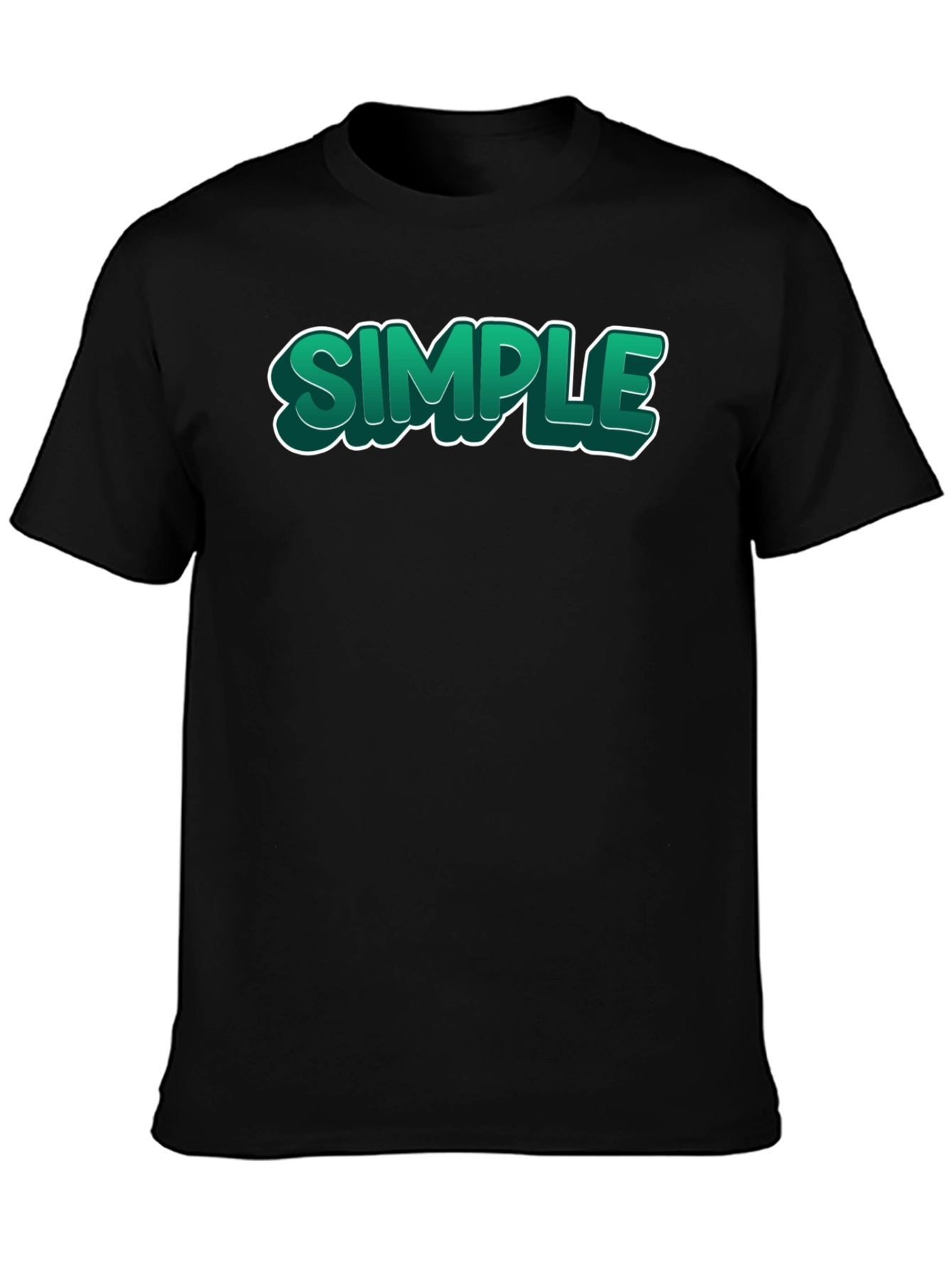Simple Graphic Print T-Shirt