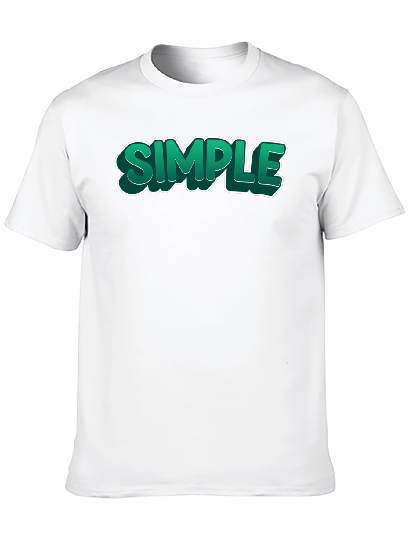 Simple Graphic Print T-Shirt