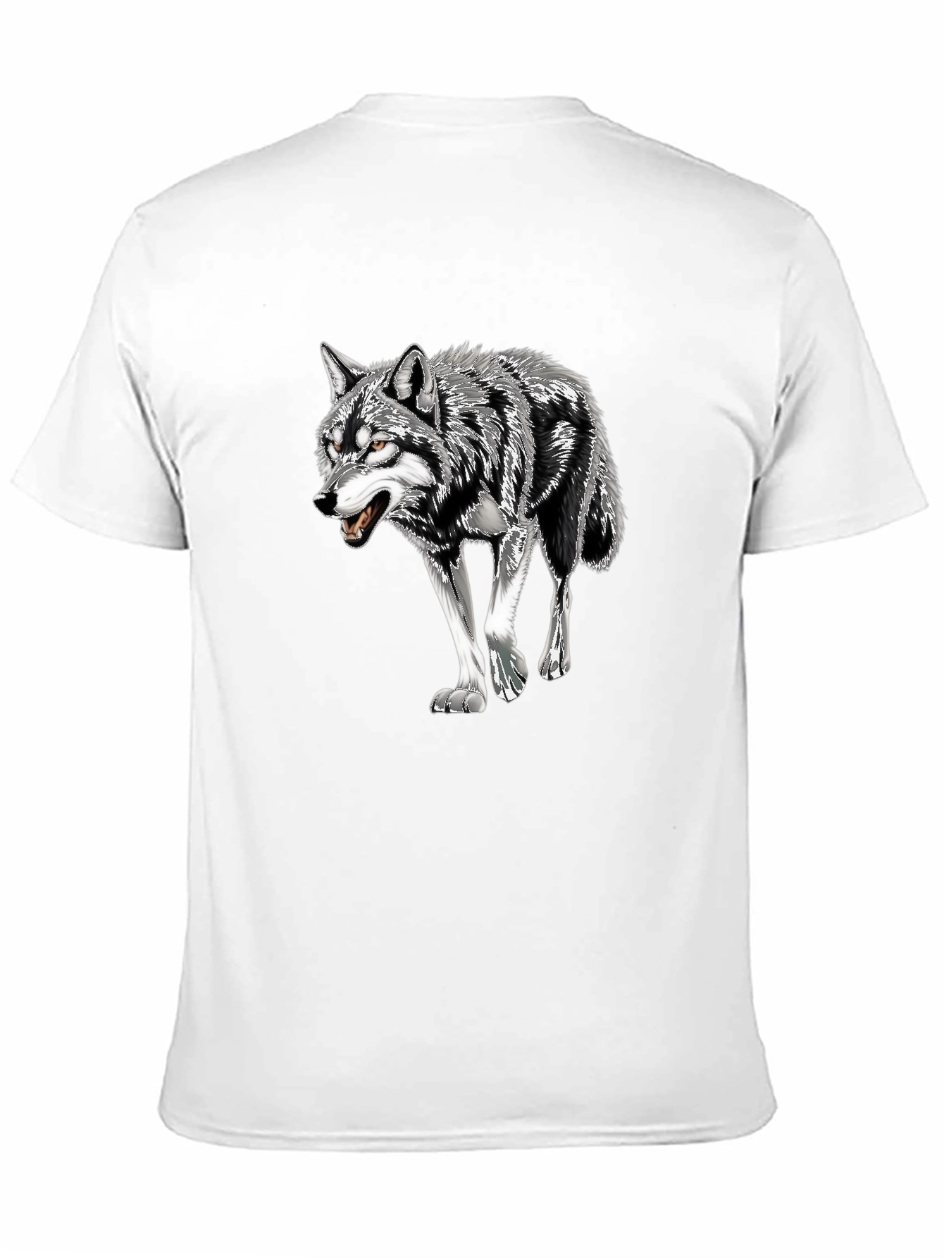Black Wolf Graphic Tee - Mens