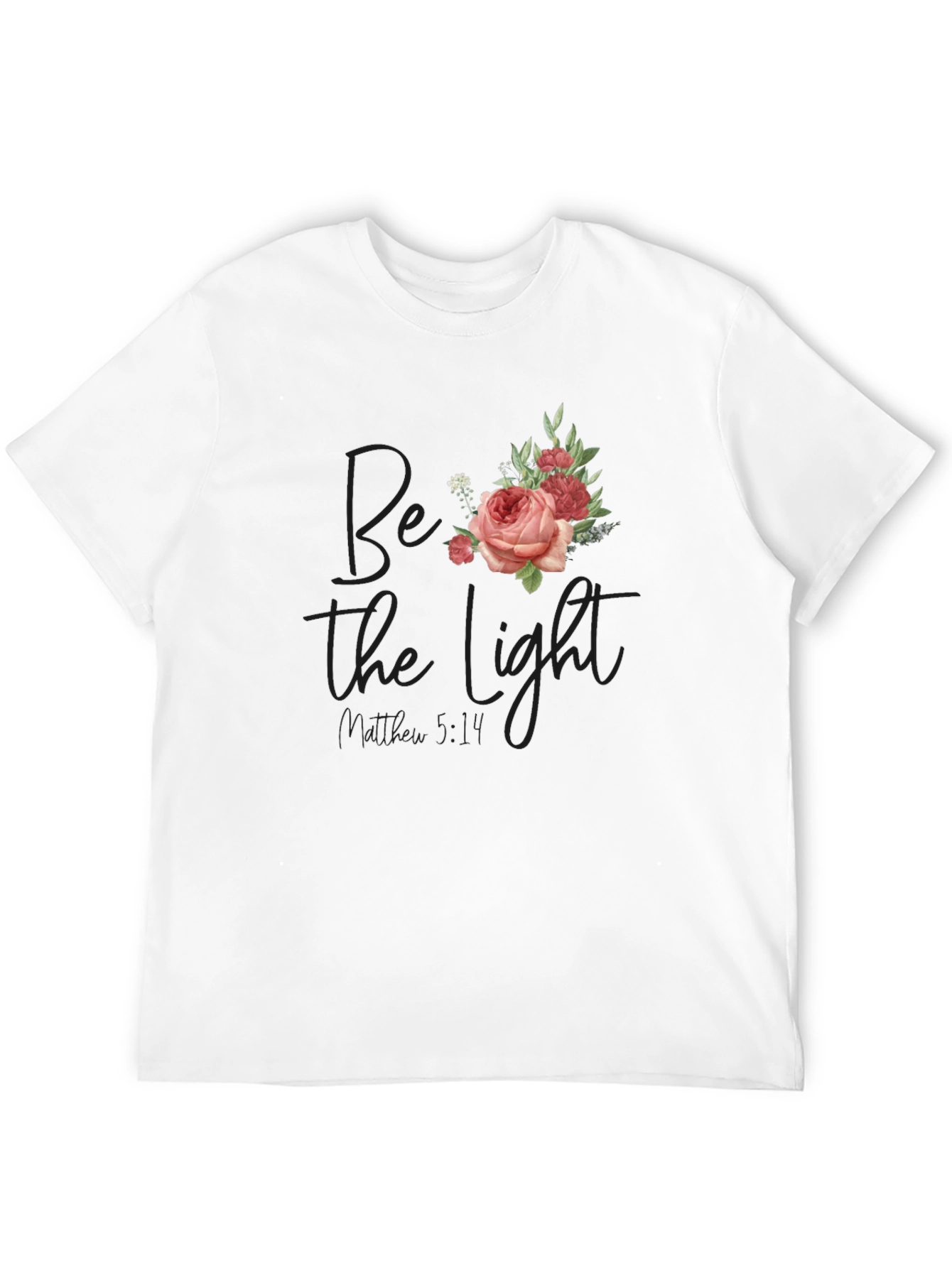 Be The Light Floral T-Shirt