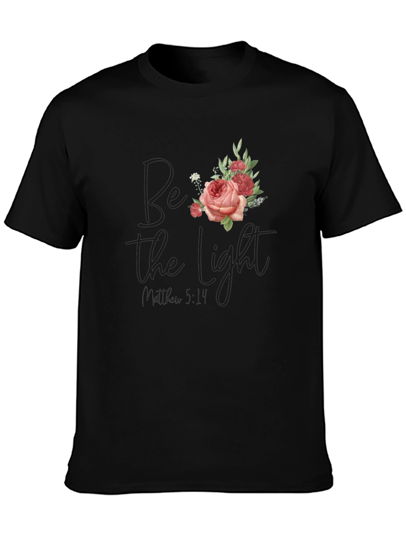 Be The Light Floral T-Shirt