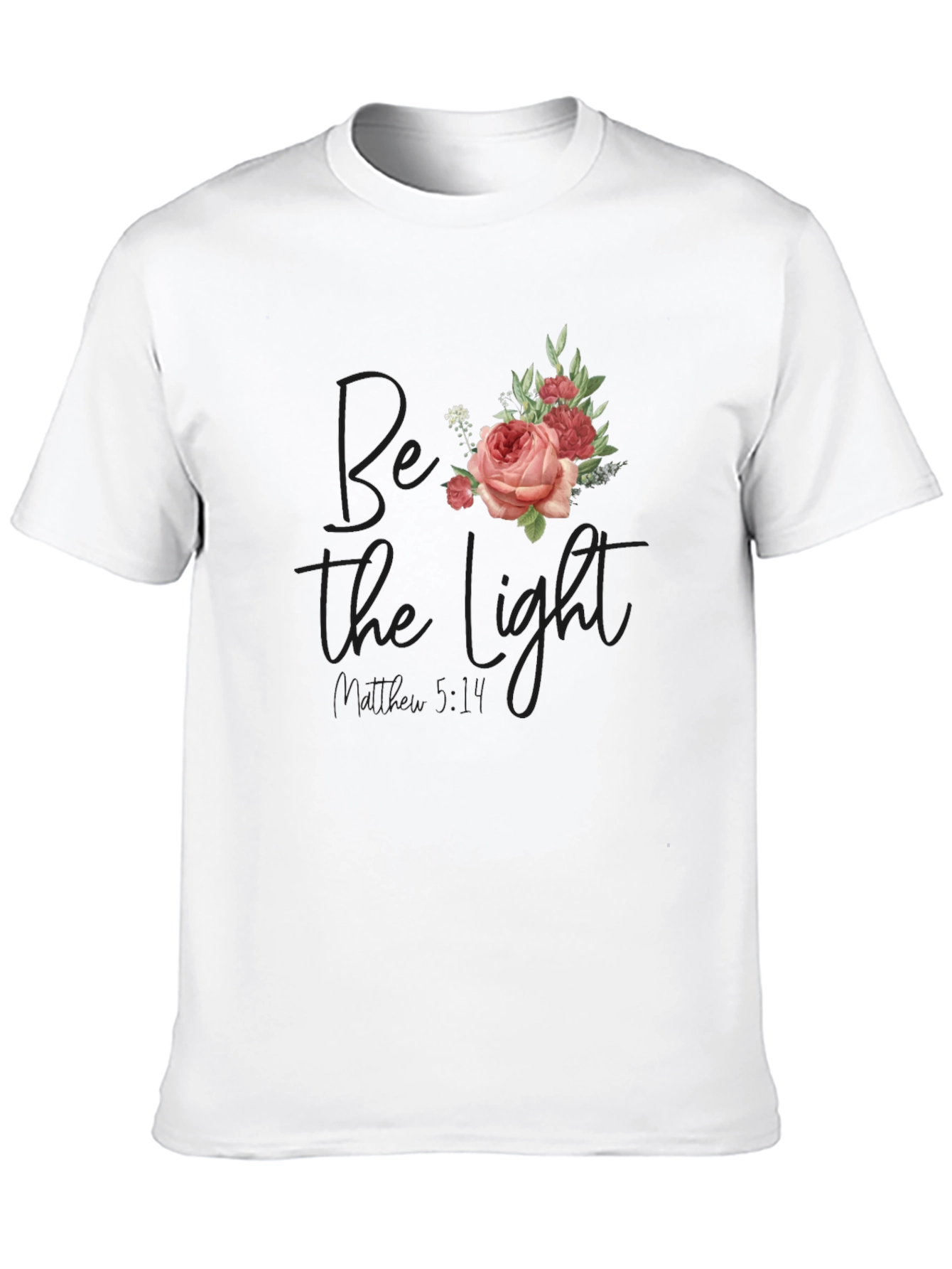 Be The Light Floral T-Shirt