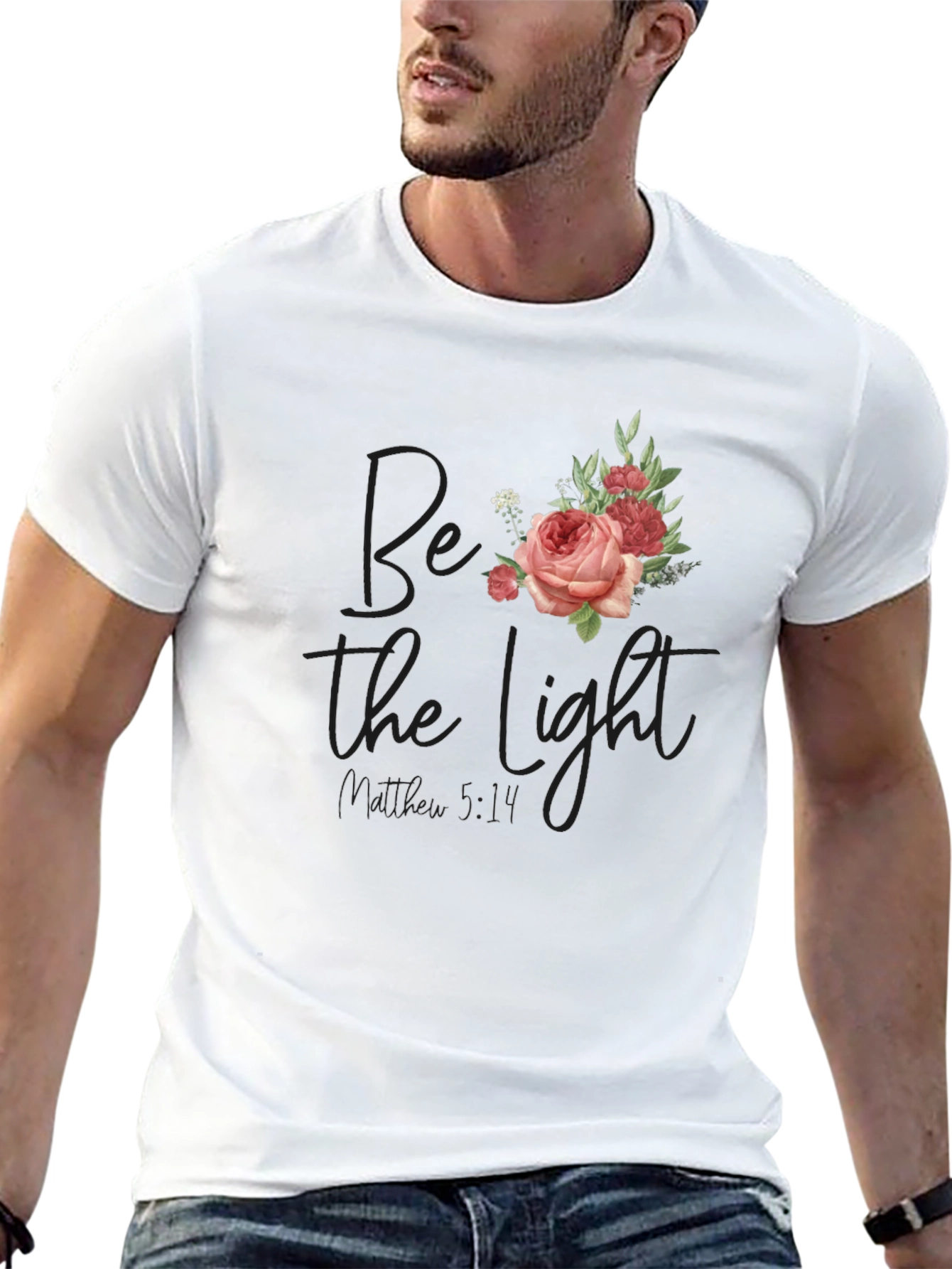 Be The Light Floral T-Shirt