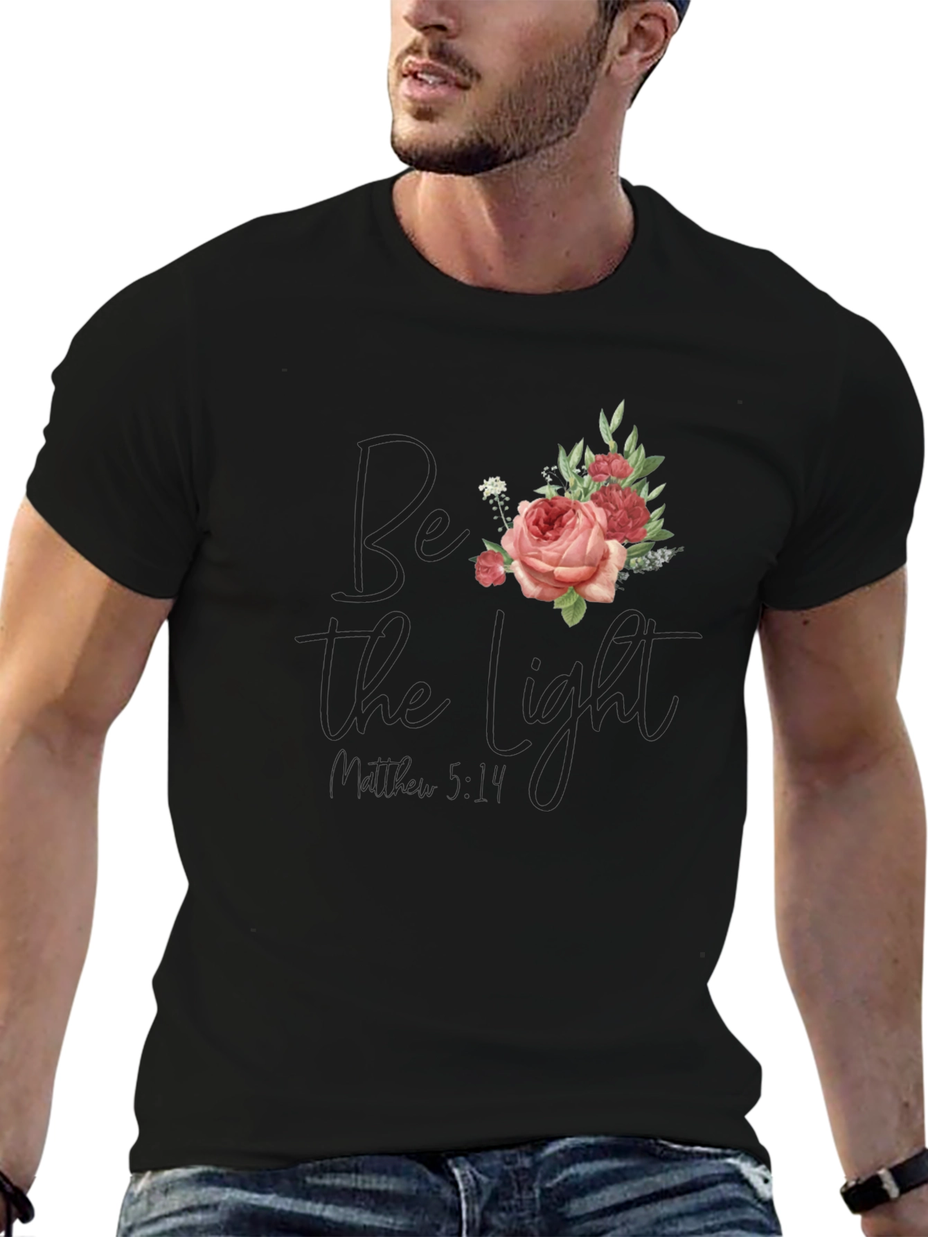 Be The Light Floral T-Shirt