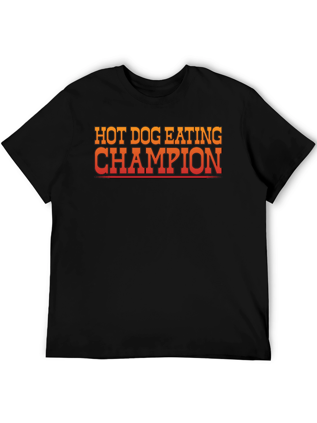 Hot Dog Eating Champion Graphic Tee