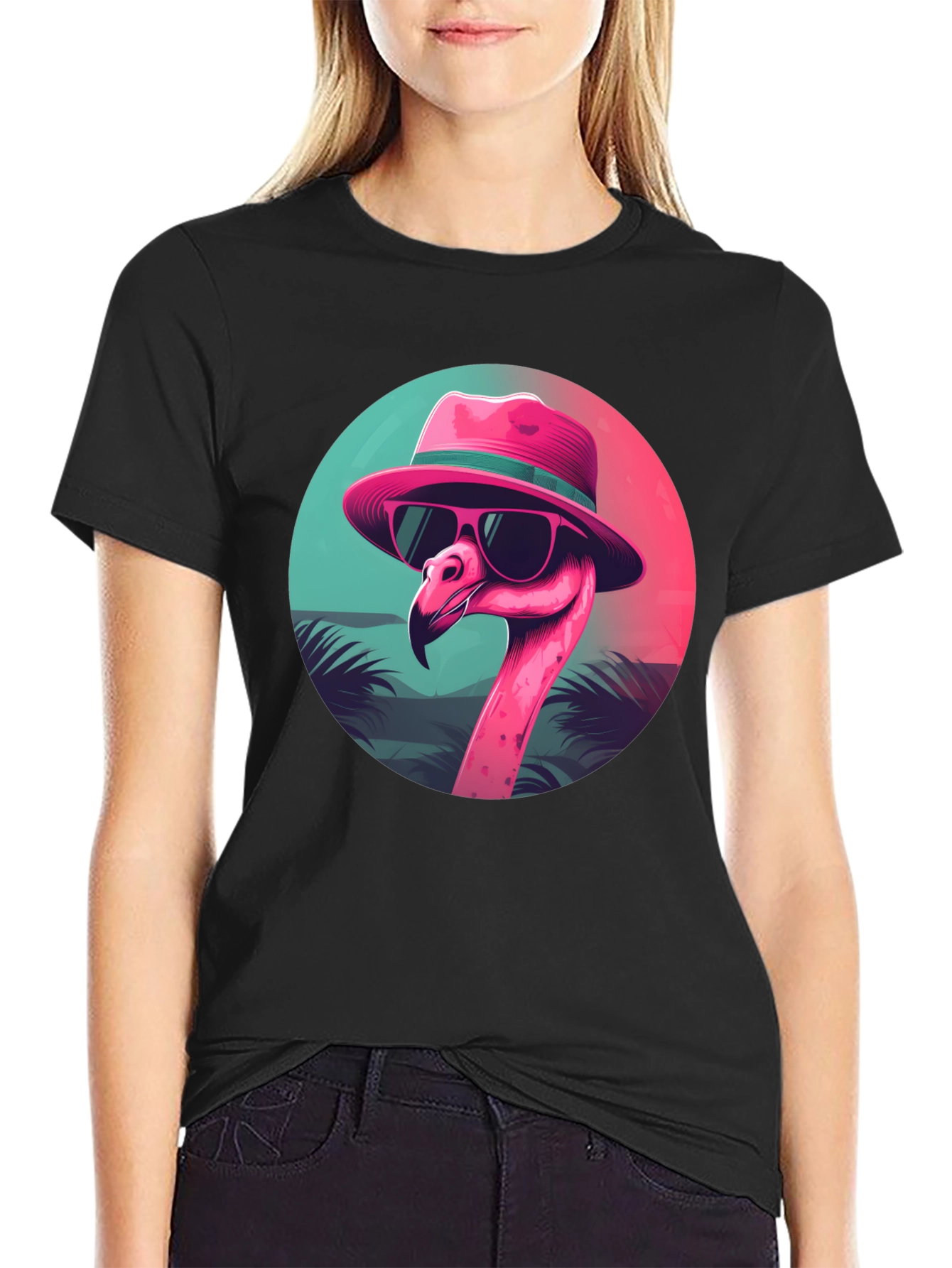 Cool Flamingo Graphic Tee