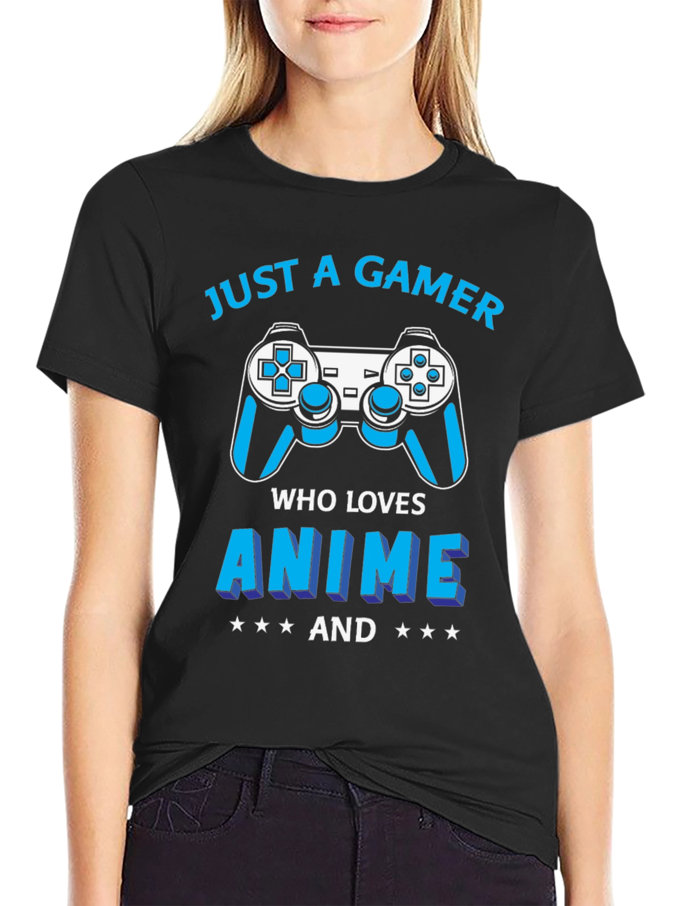 Just A Gamer Who Loves Anime T-Shirt