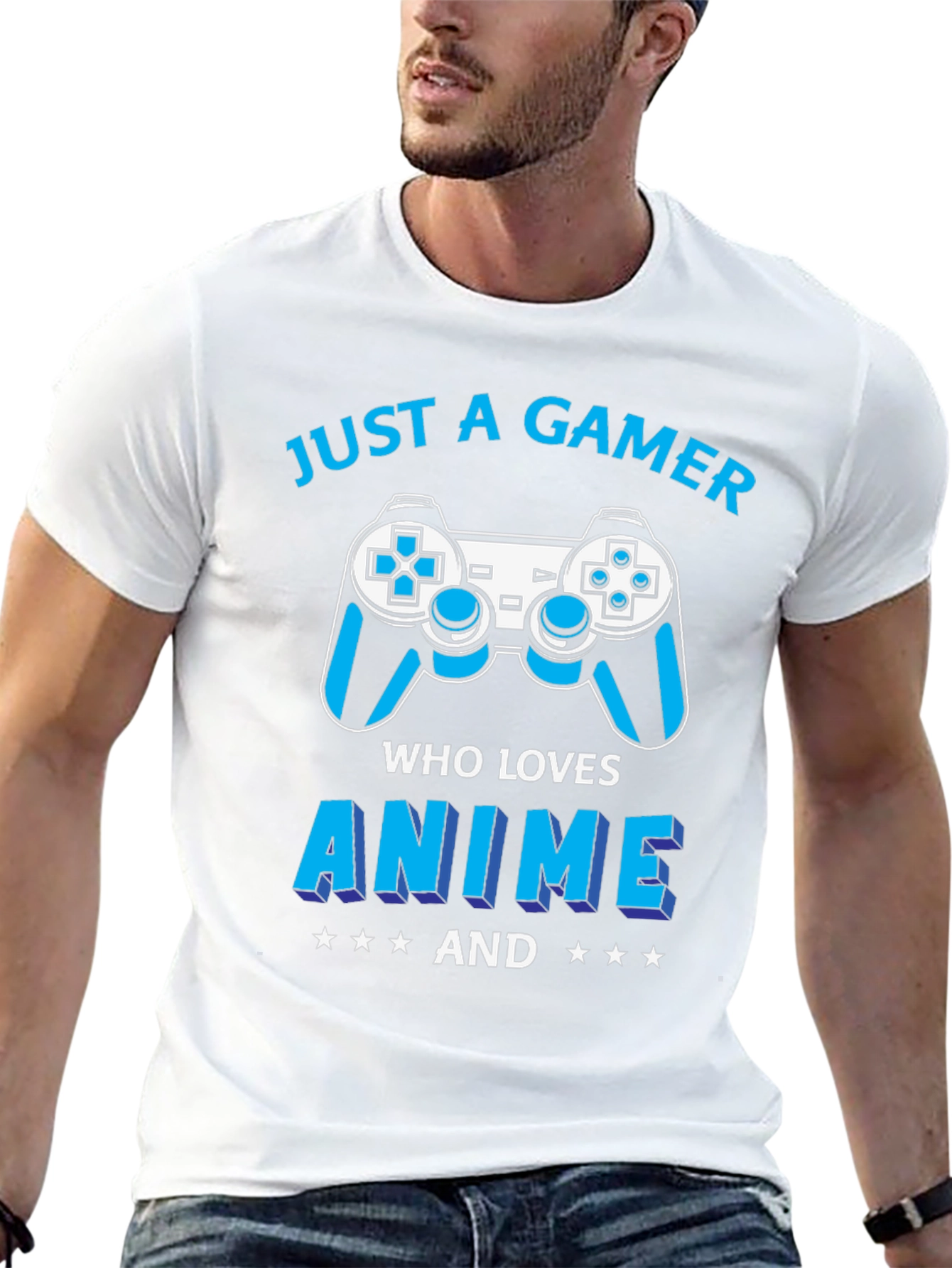 Just A Gamer Who Loves Anime T-Shirt