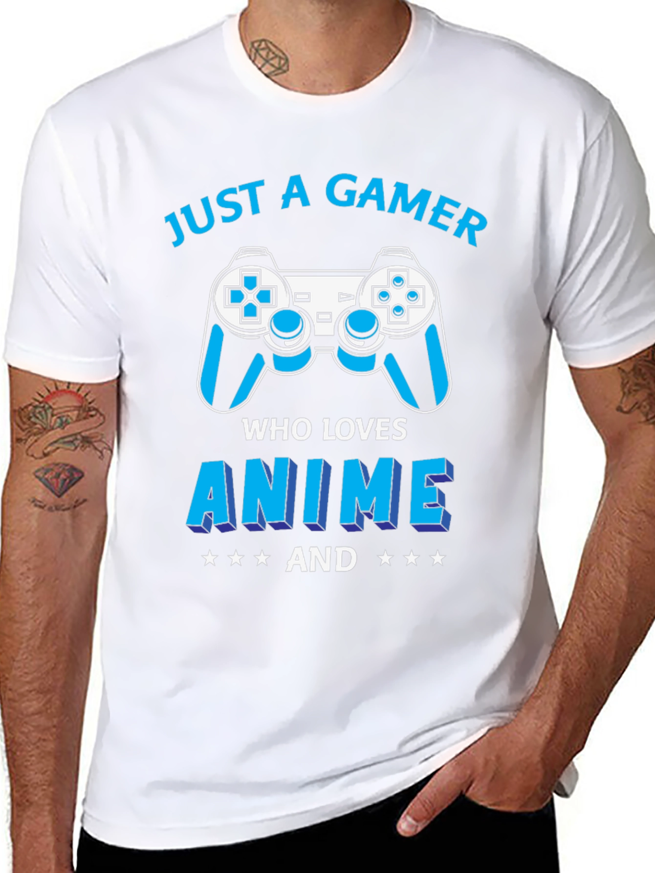 Just A Gamer Who Loves Anime T-Shirt