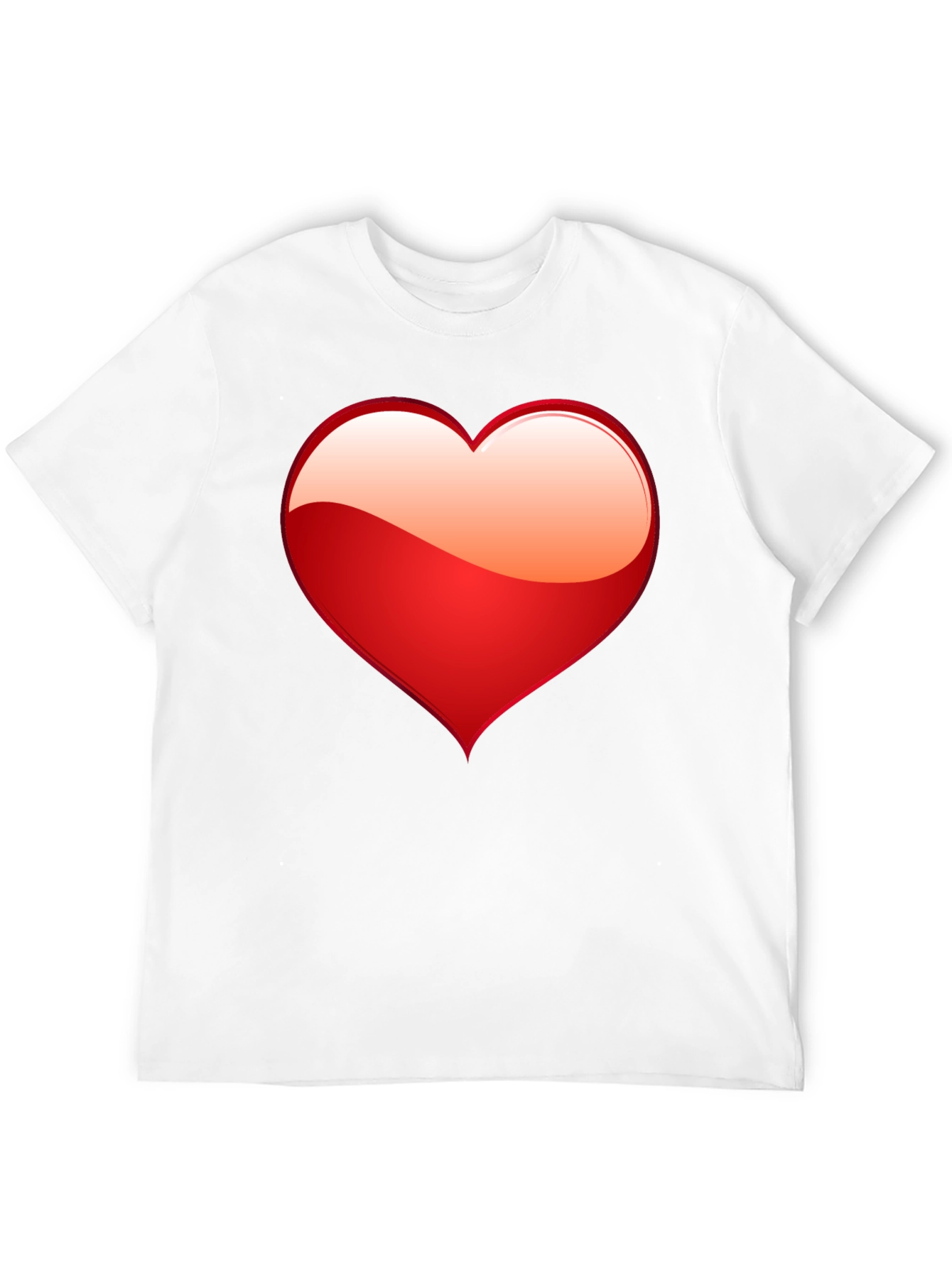 Heart Graphic Black T-Shirt