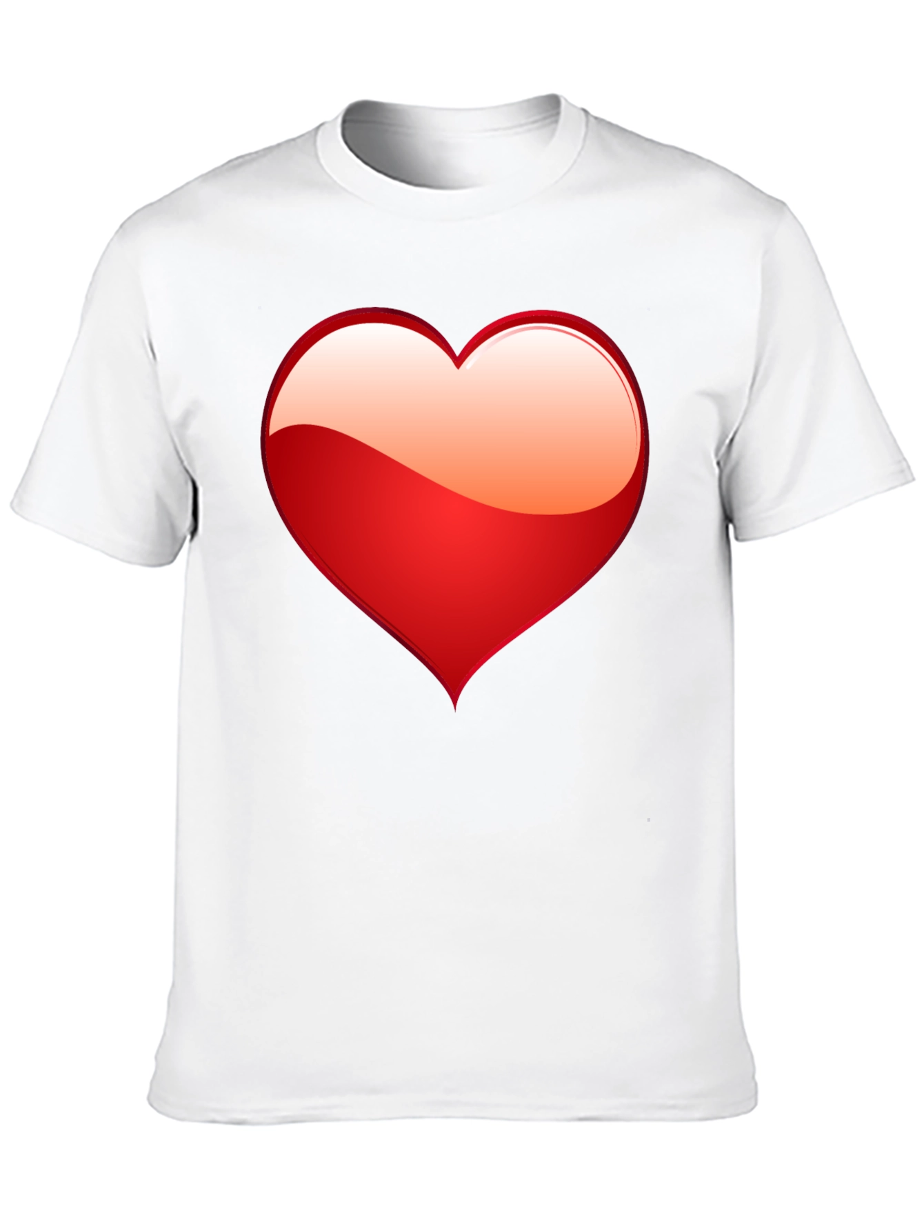 Heart Graphic Black T-Shirt
