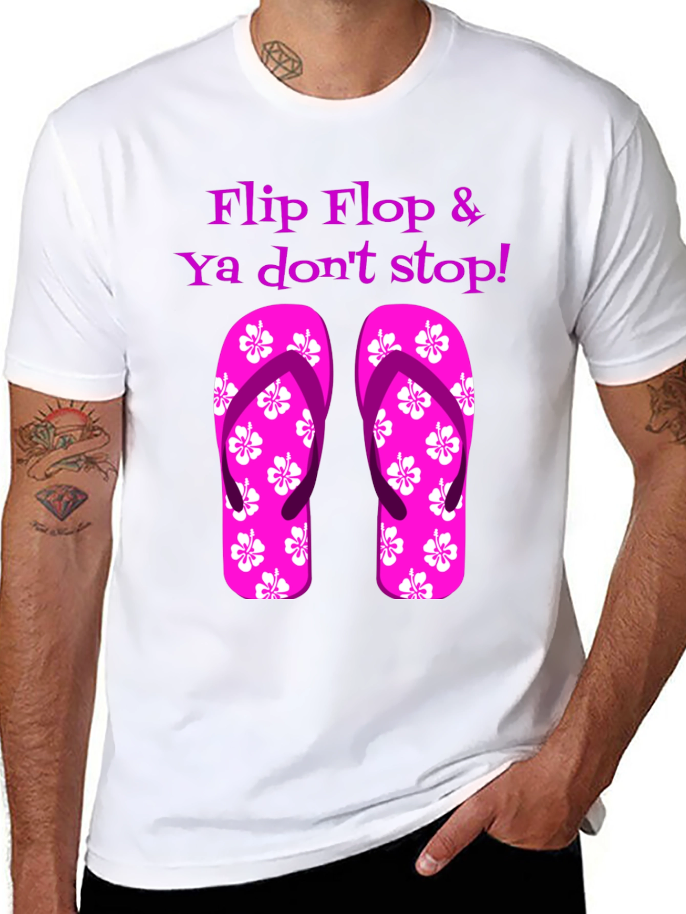 Flip Flop & Ya Dont Stop! Graphic Tee