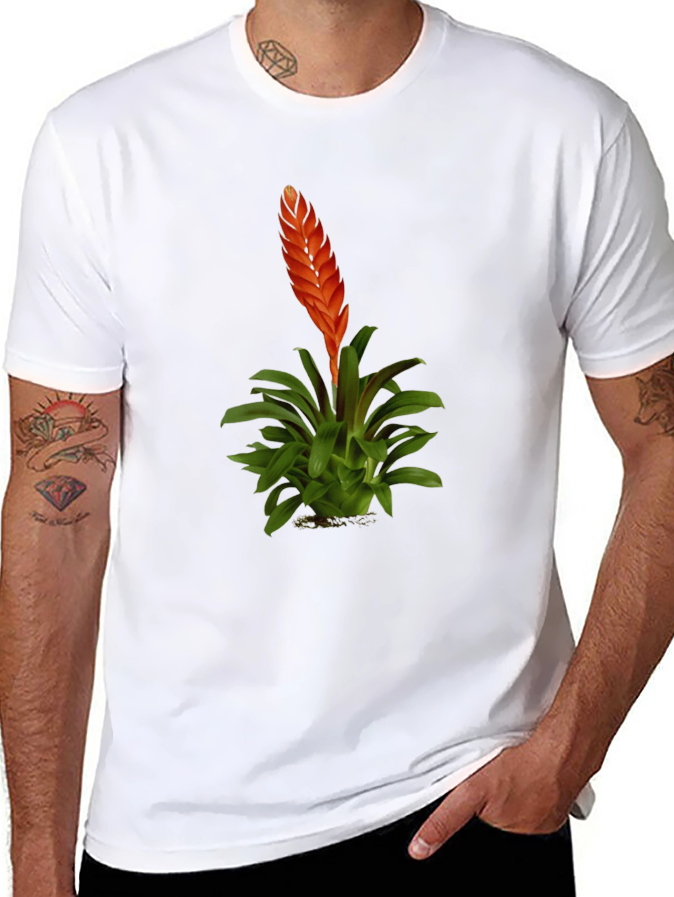 Bromeliad Flower Graphic Tee