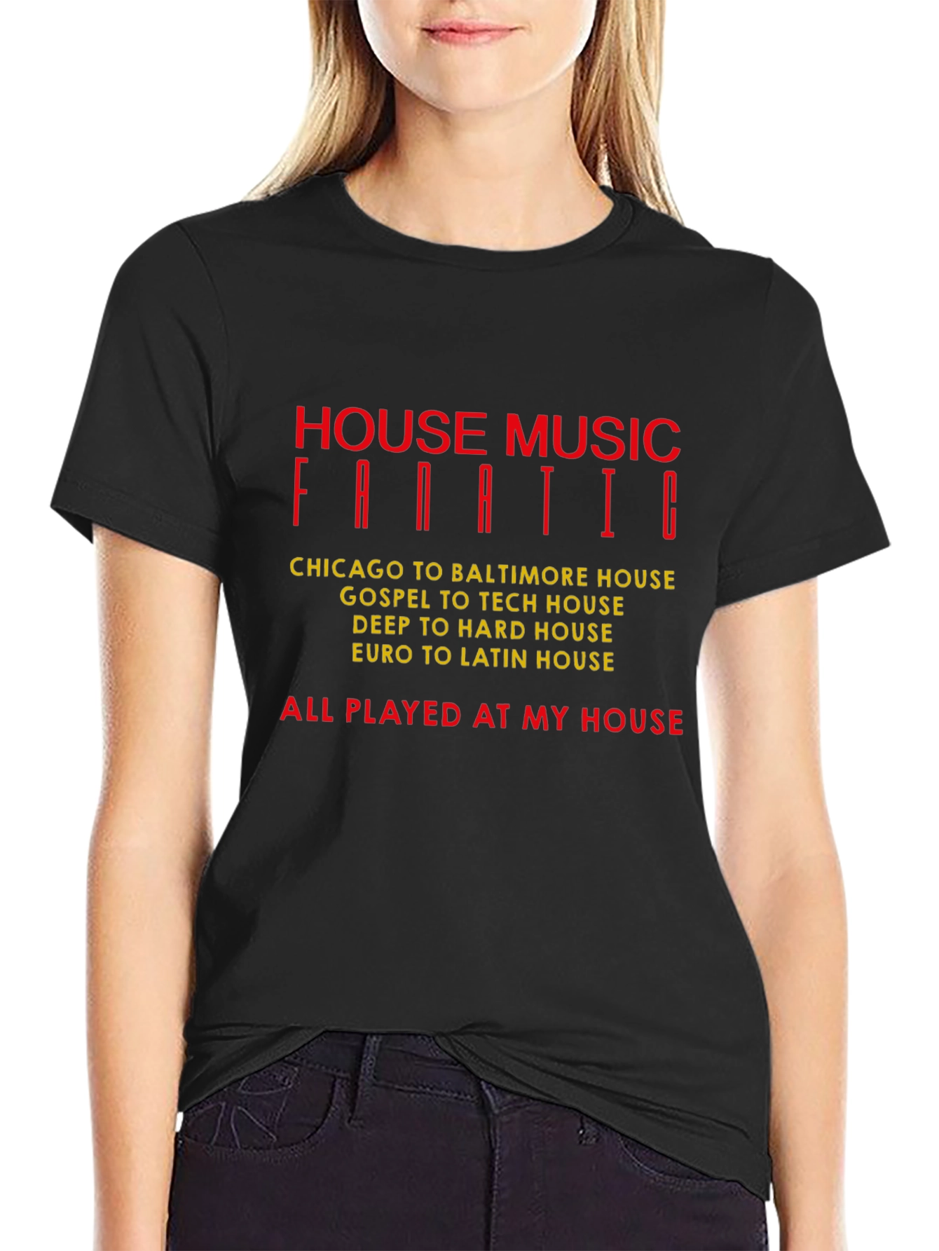 House Music Fanatic Graphic T-Shirt