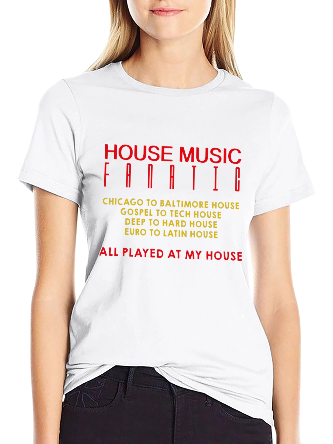House Music Fanatic Graphic T-Shirt