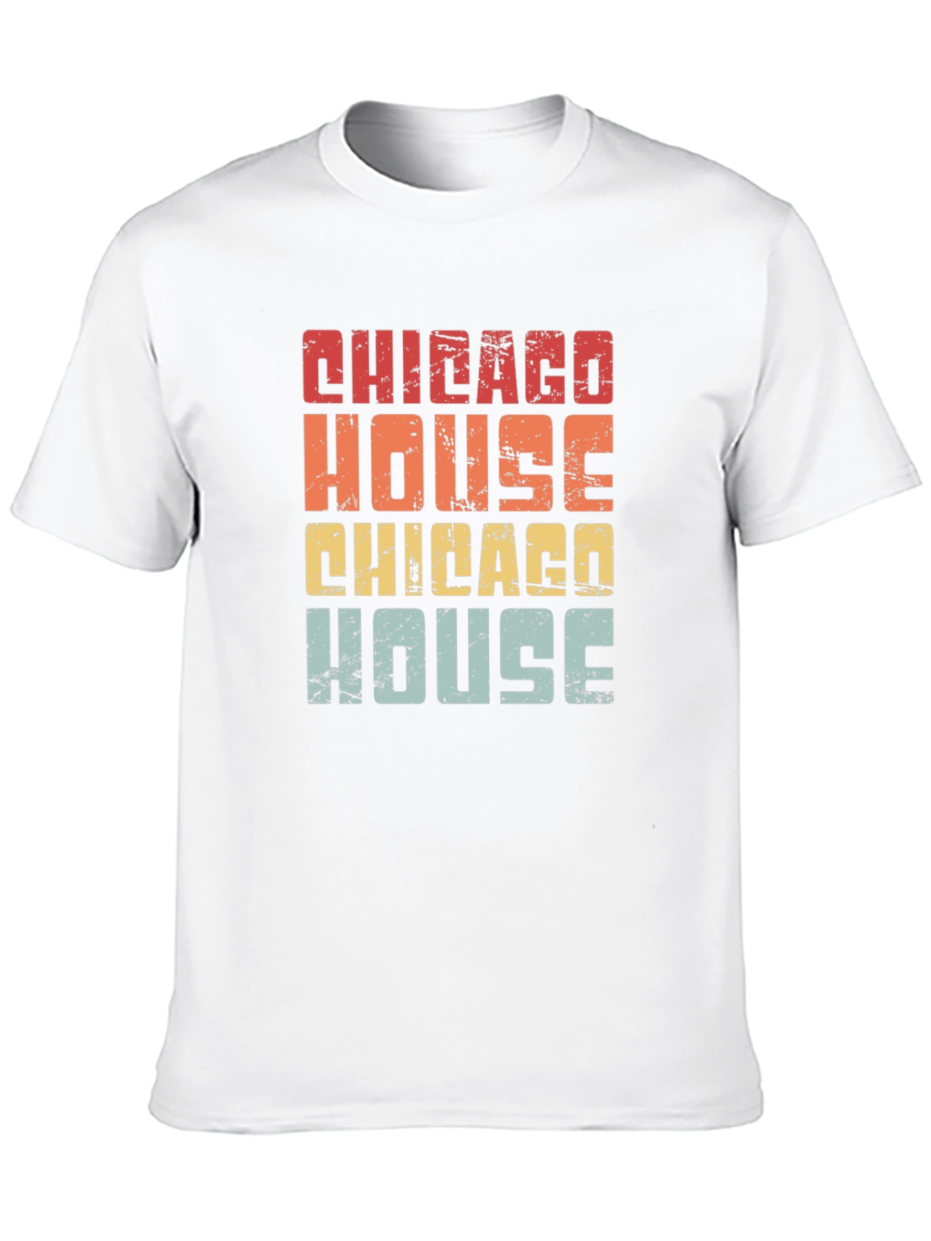Chicago House Music Retro Graphic T-Shirt