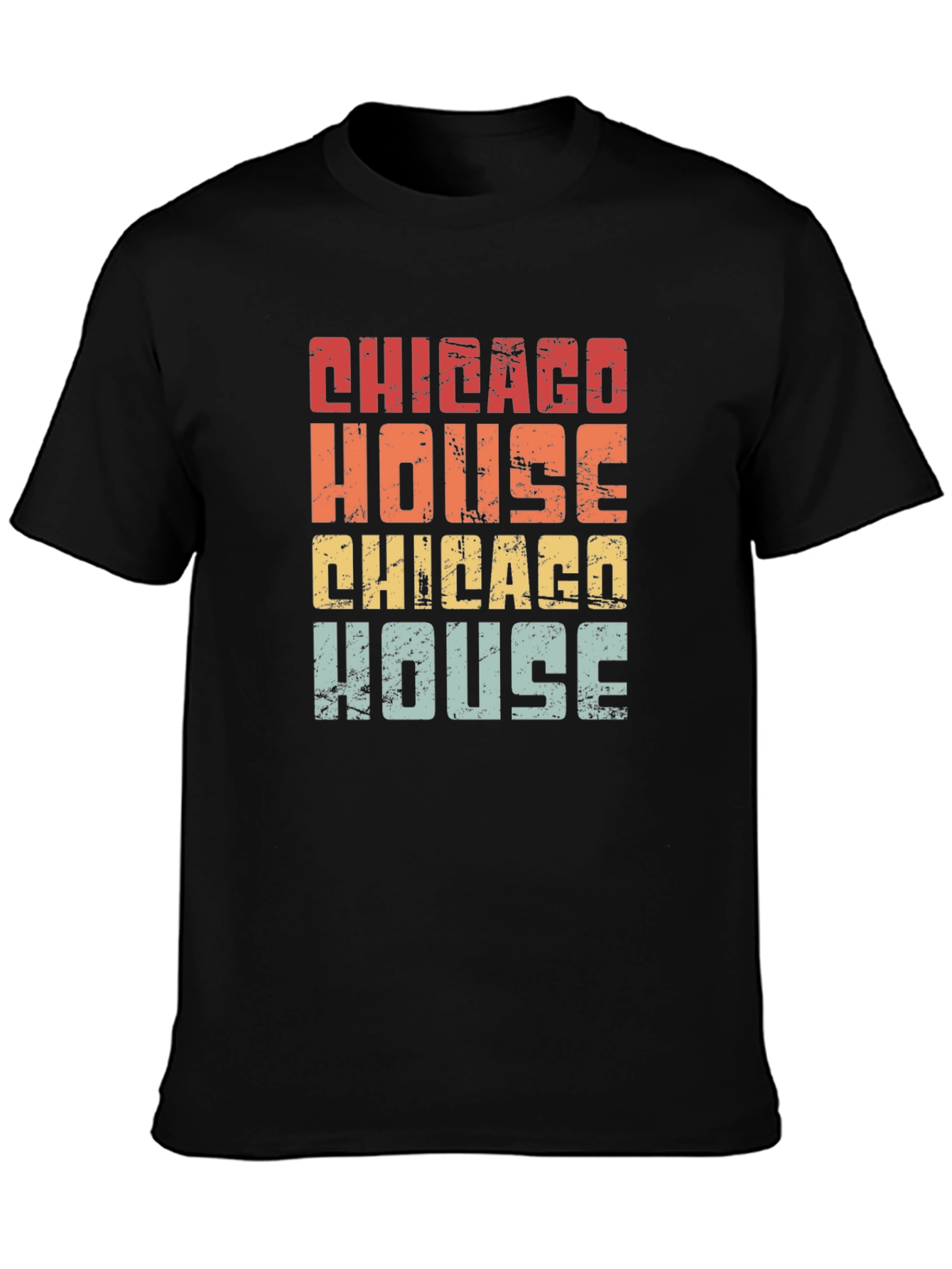 Chicago House Music Retro Graphic T-Shirt