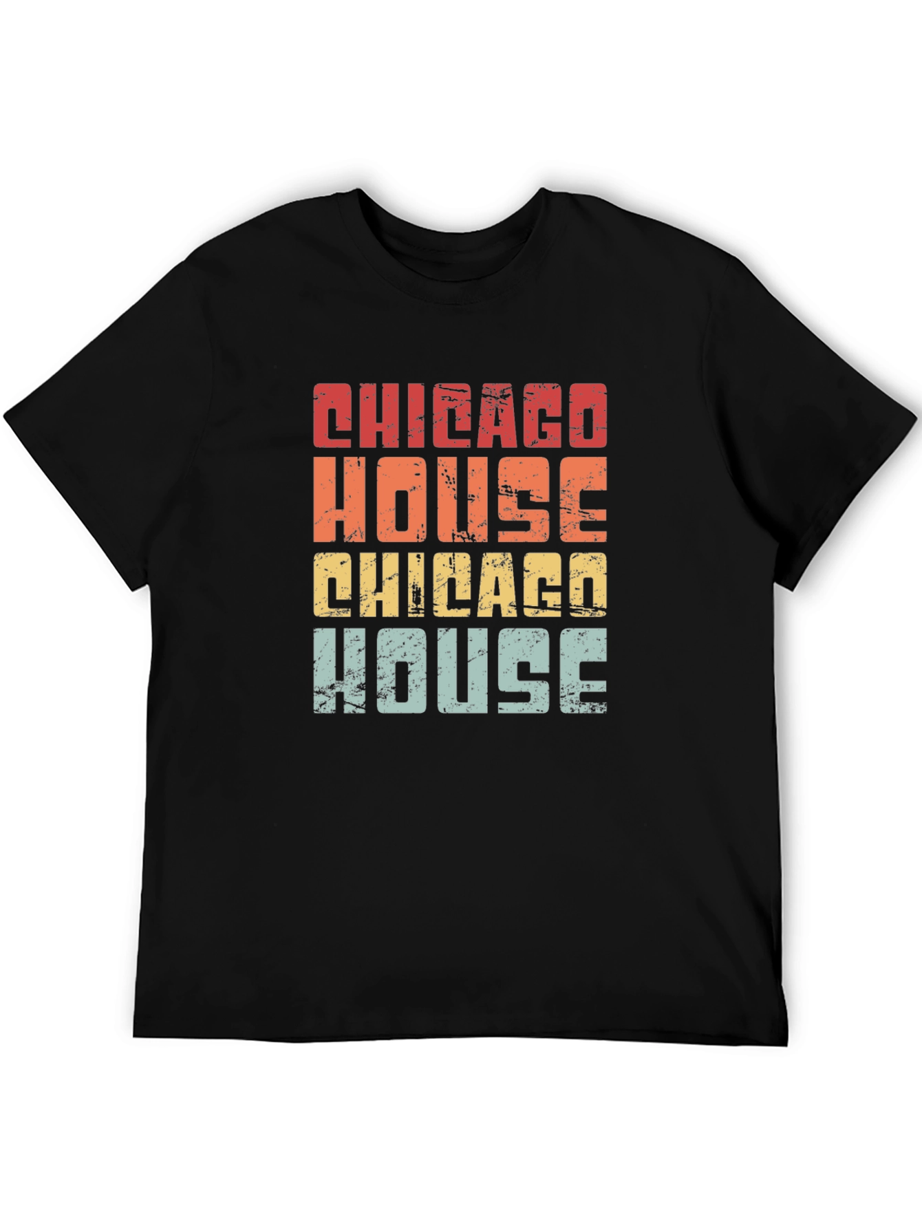 Chicago House Music Retro Graphic T-Shirt