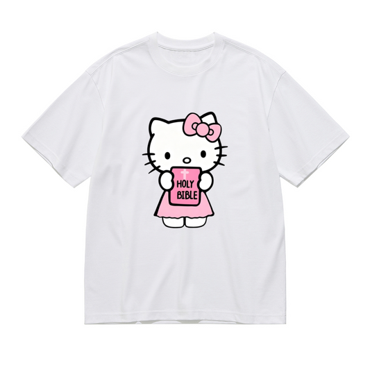 Faith?Style Hello Kitty Lovely Casual Plus?Size Ladies Short Sleeve Tee
