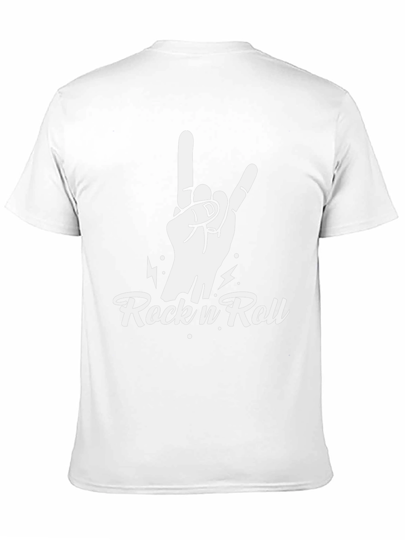 Rock n Roll Hand Gesture Black T-Shirt