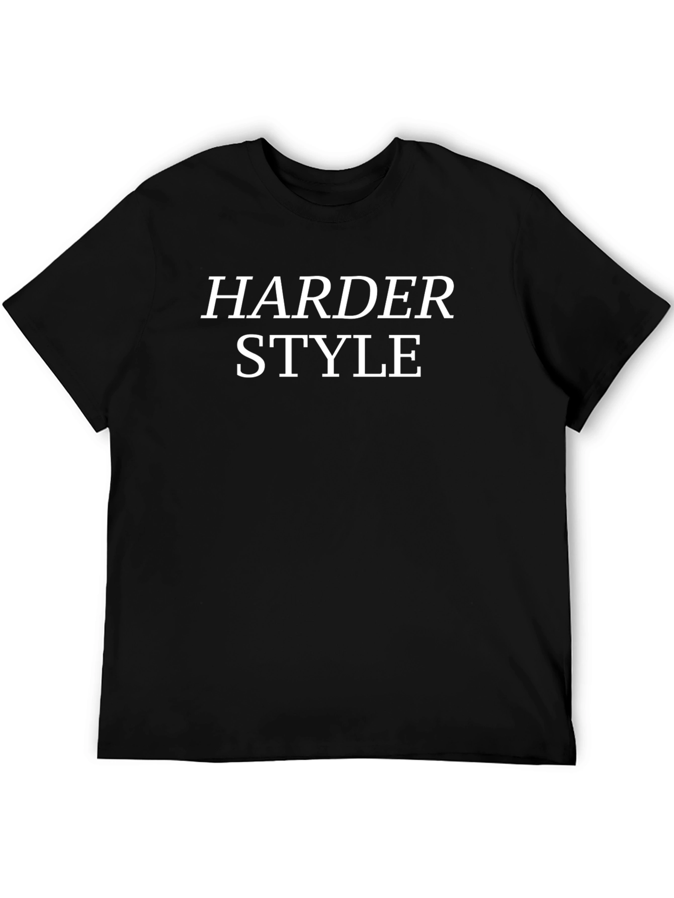 Harder Style Black Graphic T-Shirt