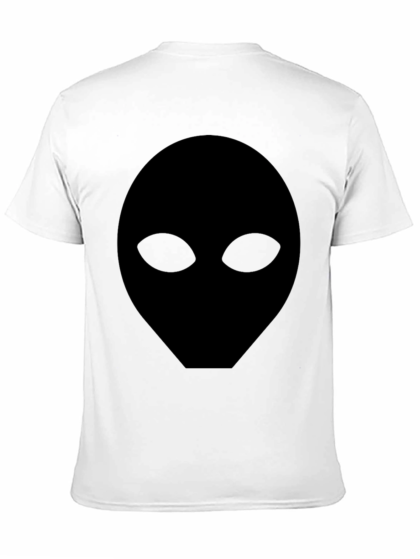 Alien Head Graphic Tee - Mens Black T-Shirt