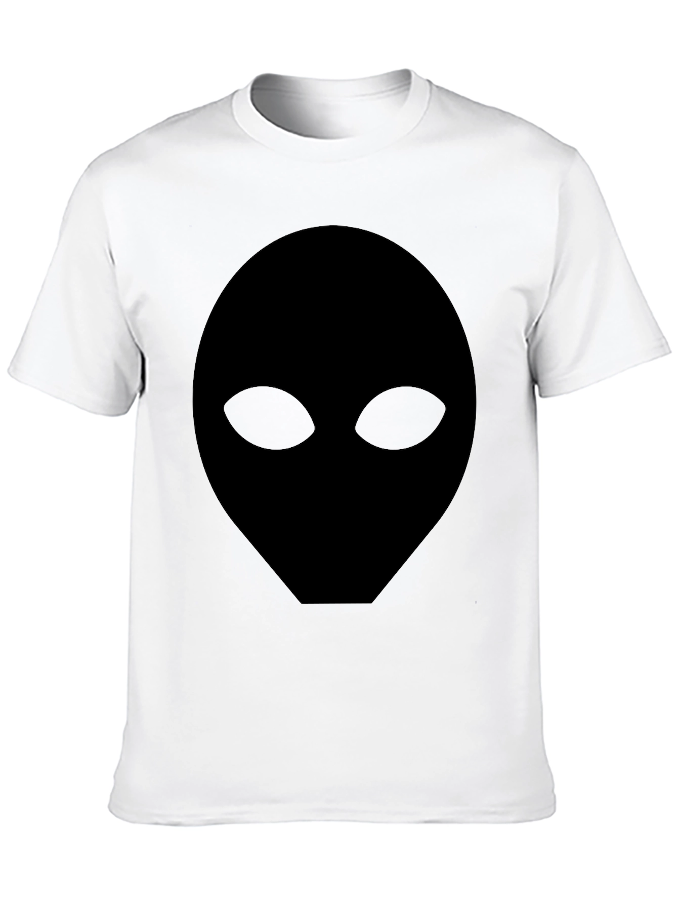 Alien Head Graphic Tee - Mens Black T-Shirt