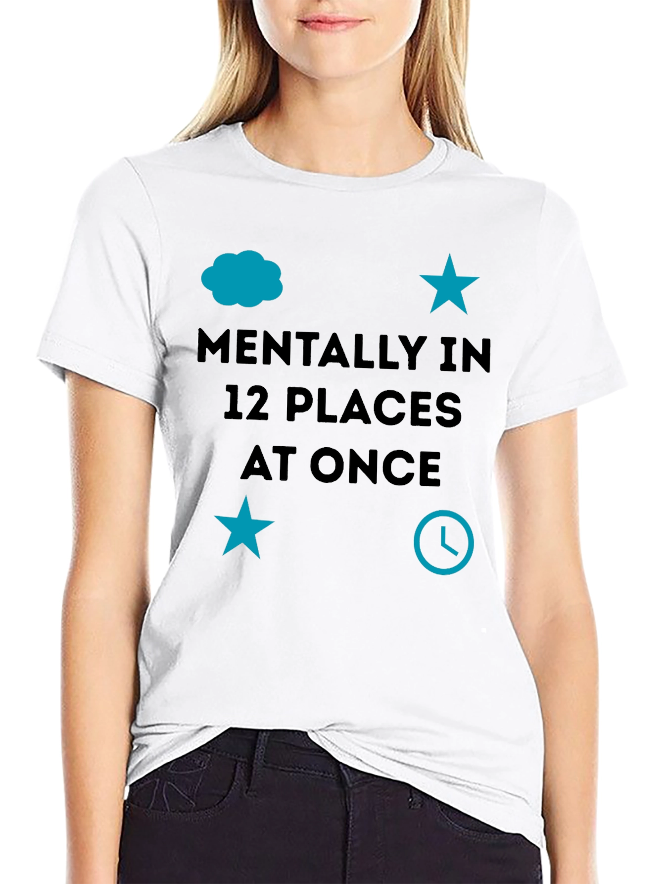 Mentally in 12 Places at Once Graphic Tee