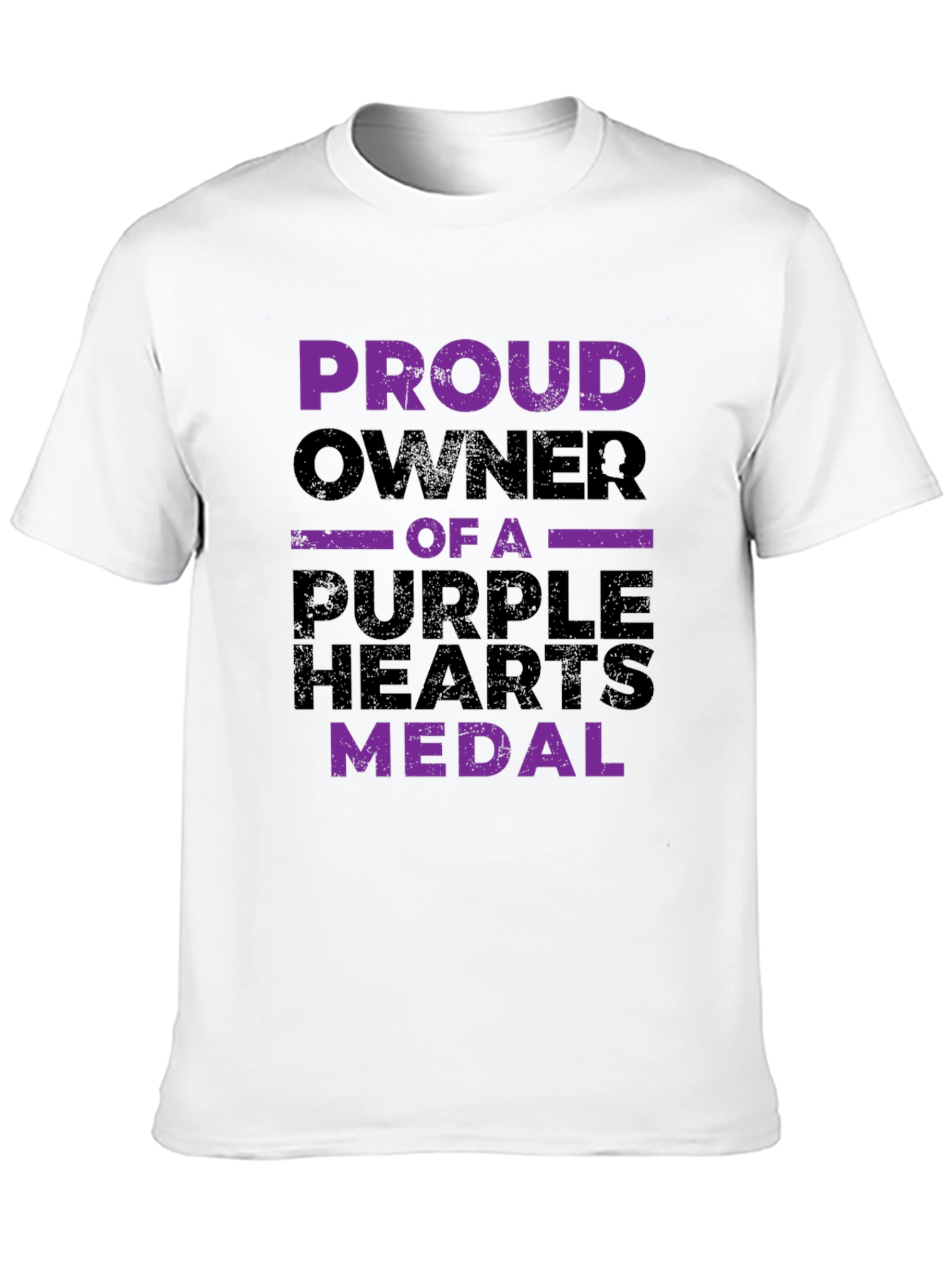 Proud Owner Purple Heart Medal Graphic T-Shirt