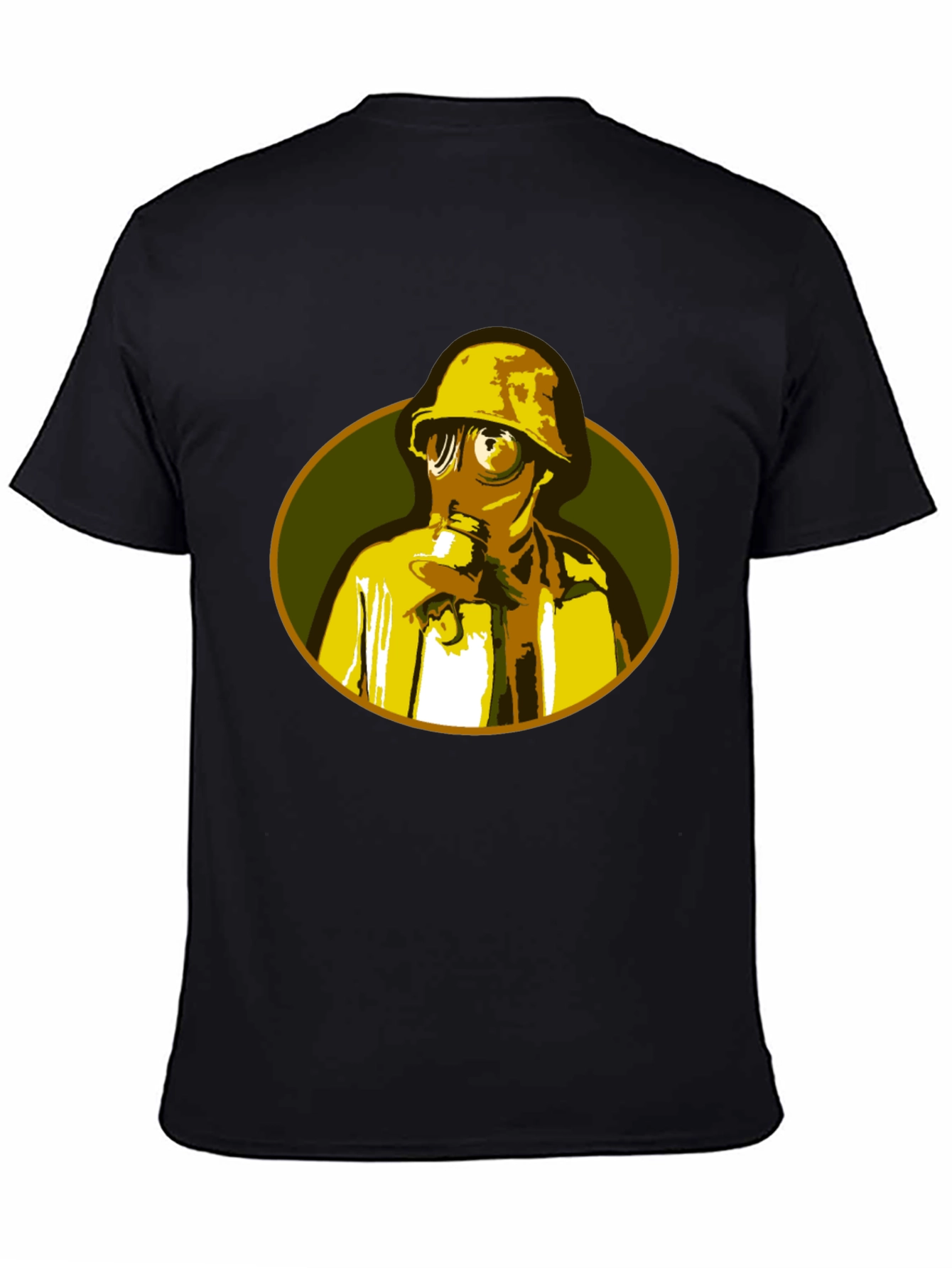 Gas Mask Graphic T-Shirt - Unique Retro Design