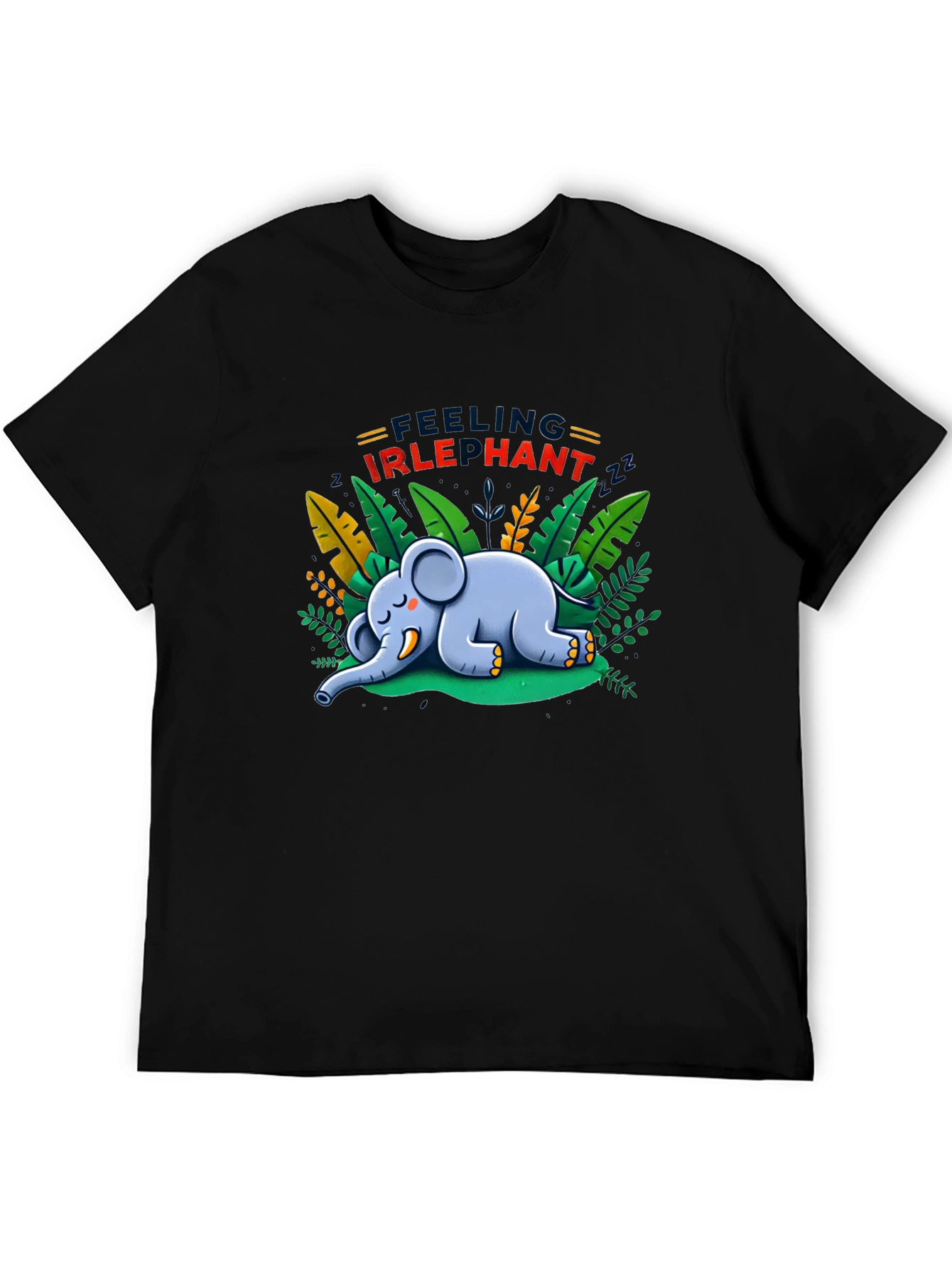 Feeling Irlephant T-Shirt - Cute Cartoon Elephant Design