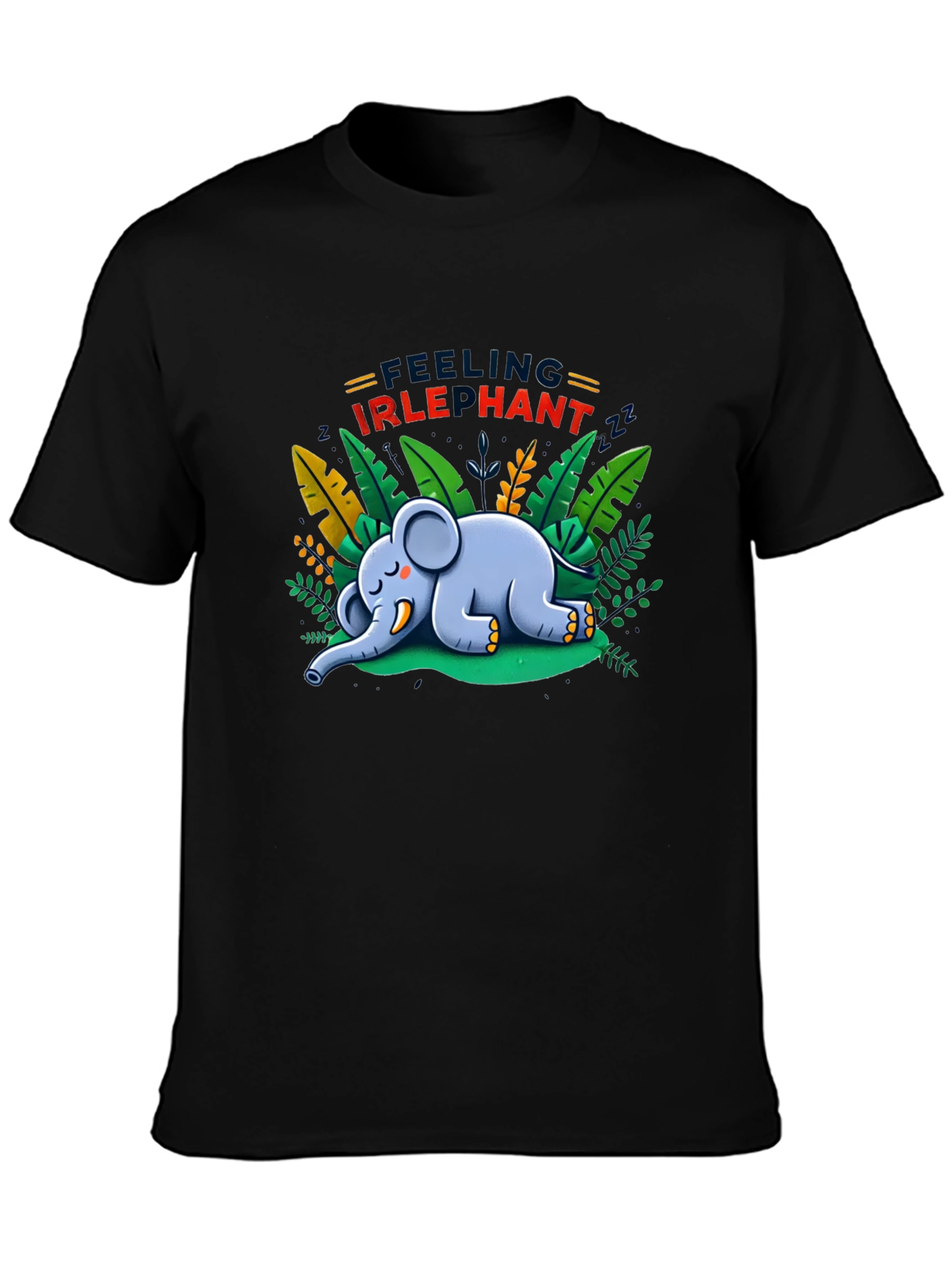 Feeling Irlephant T-Shirt - Cute Cartoon Elephant Design