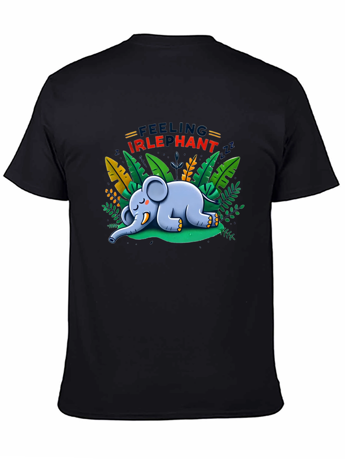 Feeling Irlephant T-Shirt - Cute Cartoon Elephant Design