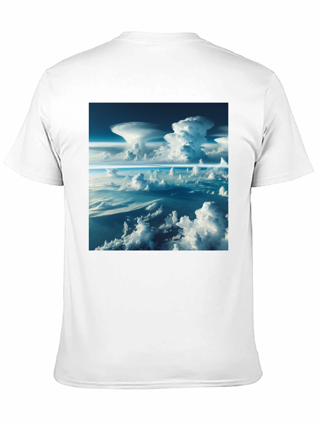 Cloudscape Graphic Tee - Unique Sky Print