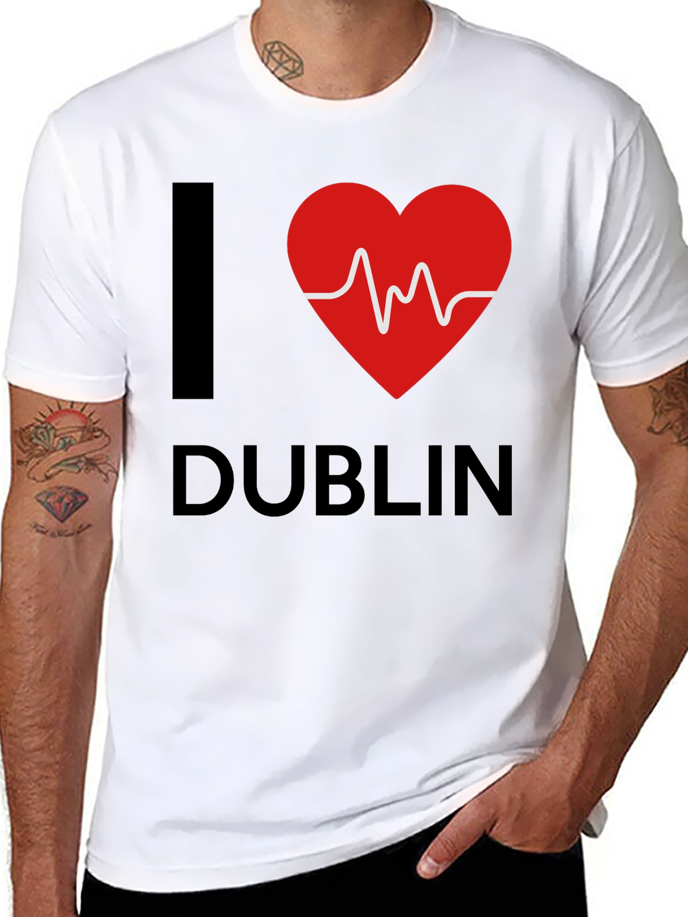 I Heart Dublin ECG T-Shirt